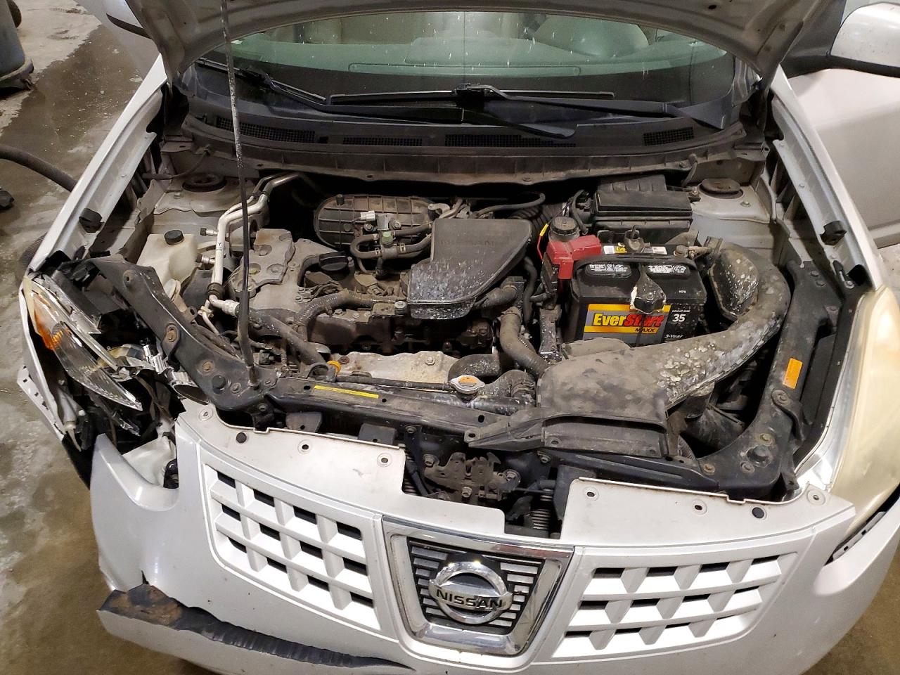 2010 Nissan Rogue S Silver vin: JN8AS5MV8AW104272