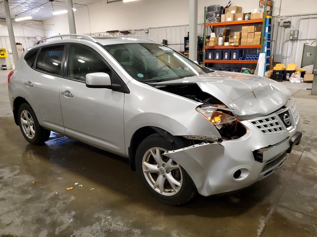 2010 Nissan Rogue S Silver vin: JN8AS5MV8AW104272