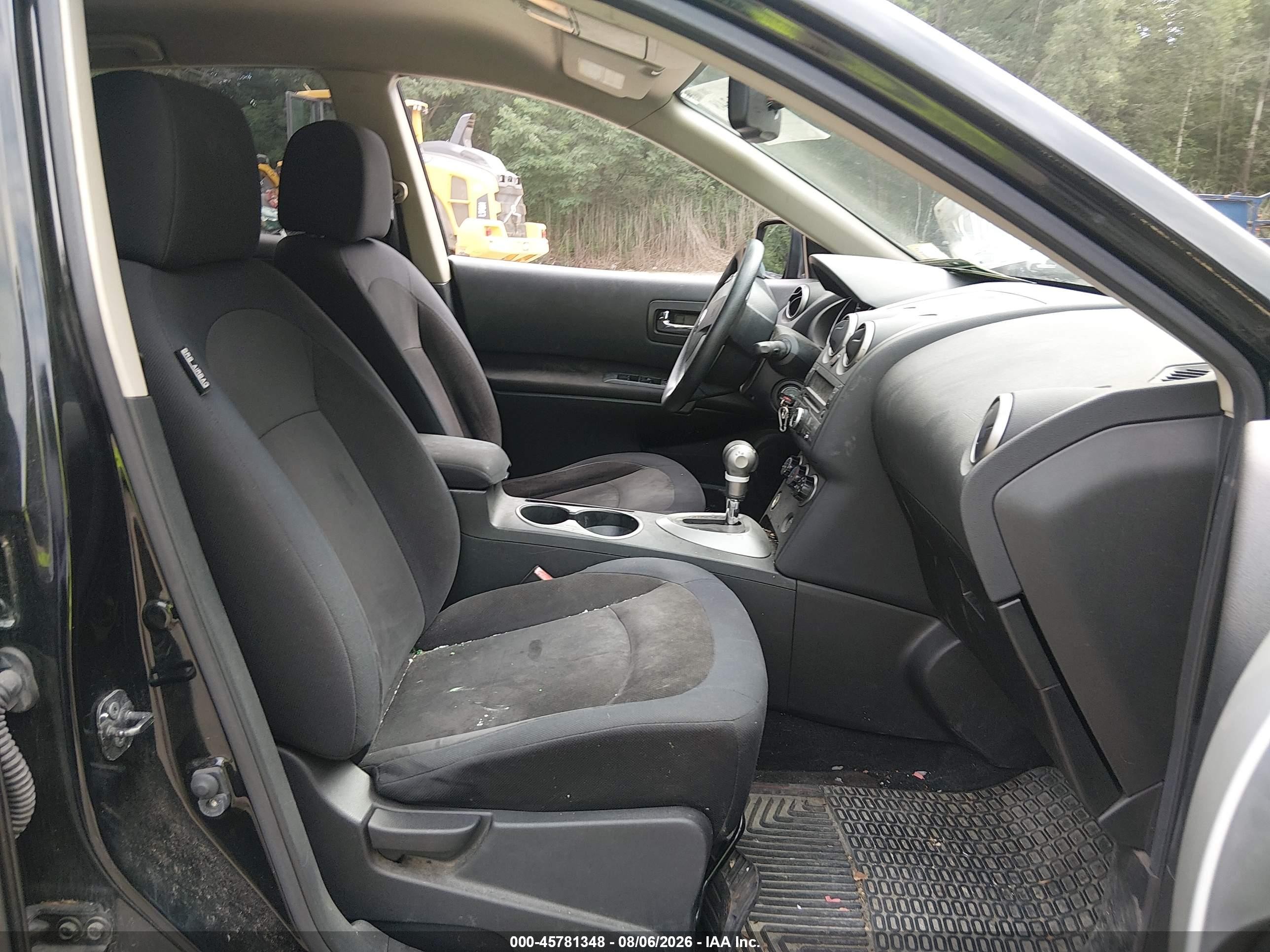 2010 Nissan Rogue S Черный vin: JN8AS5MV8AW128359