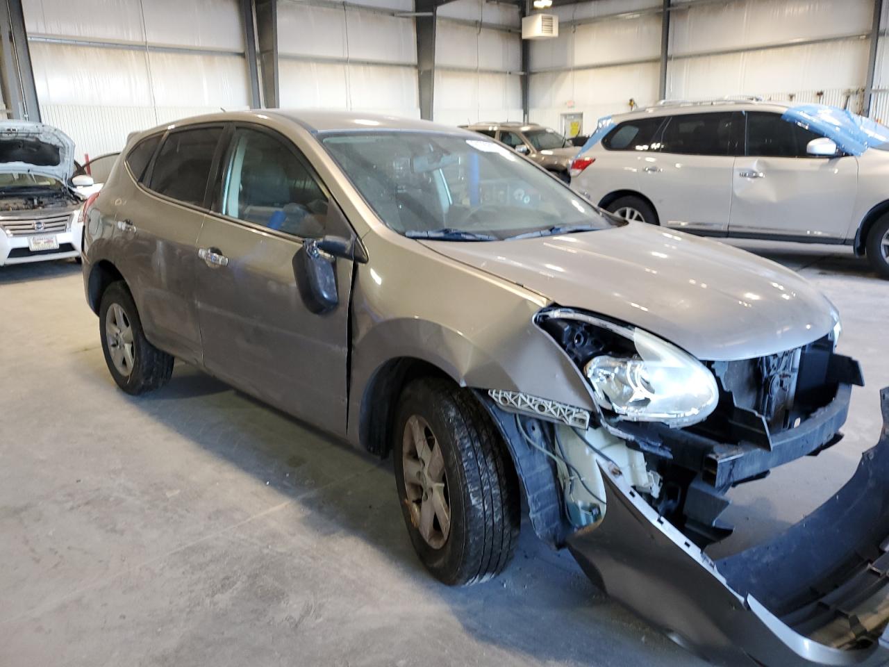 2010 Nissan Rogue S Gray vin: JN8AS5MV8AW140222