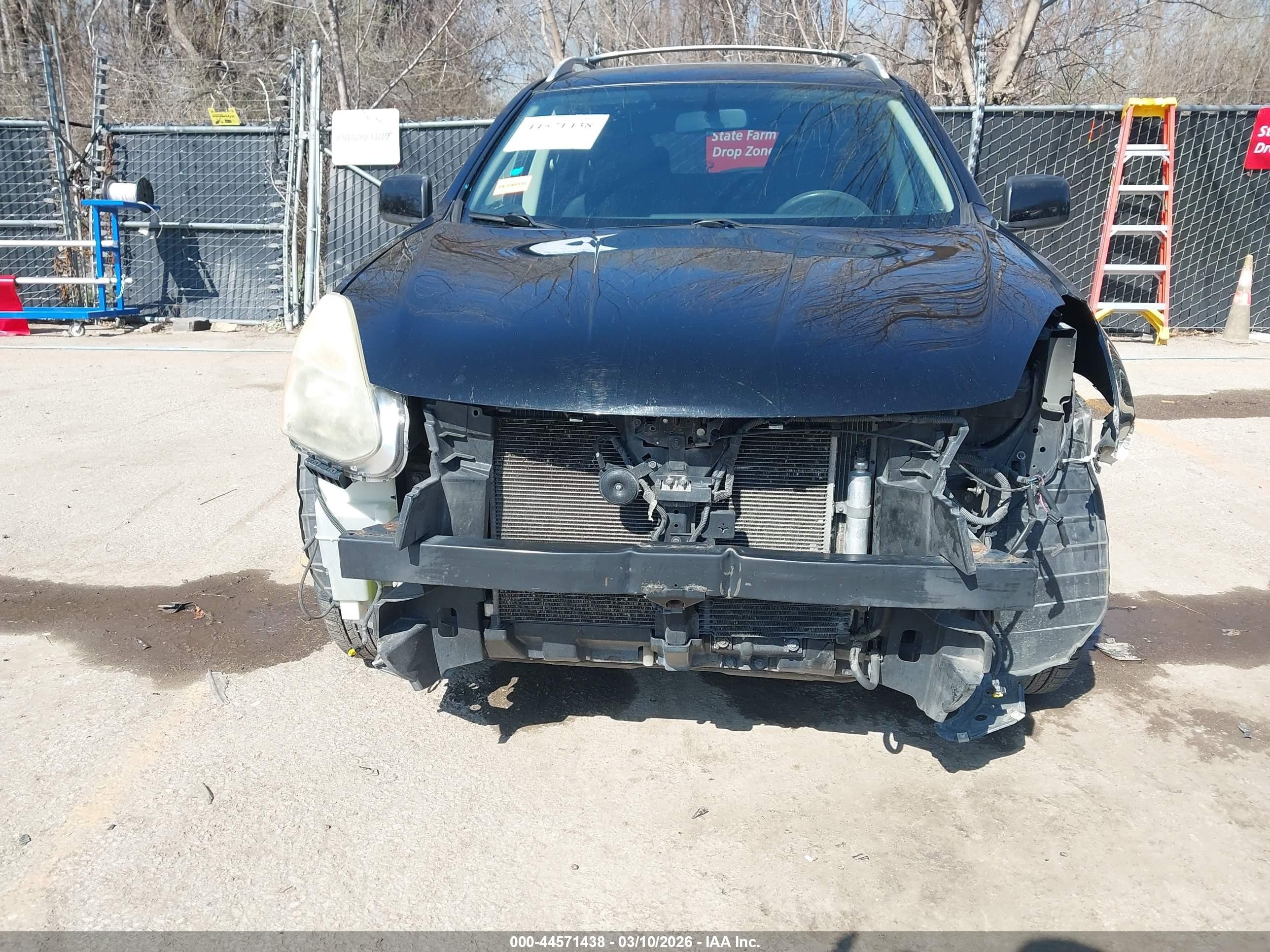 2010 Nissan Rogue Sl Черный vin: JN8AS5MV8AW600303