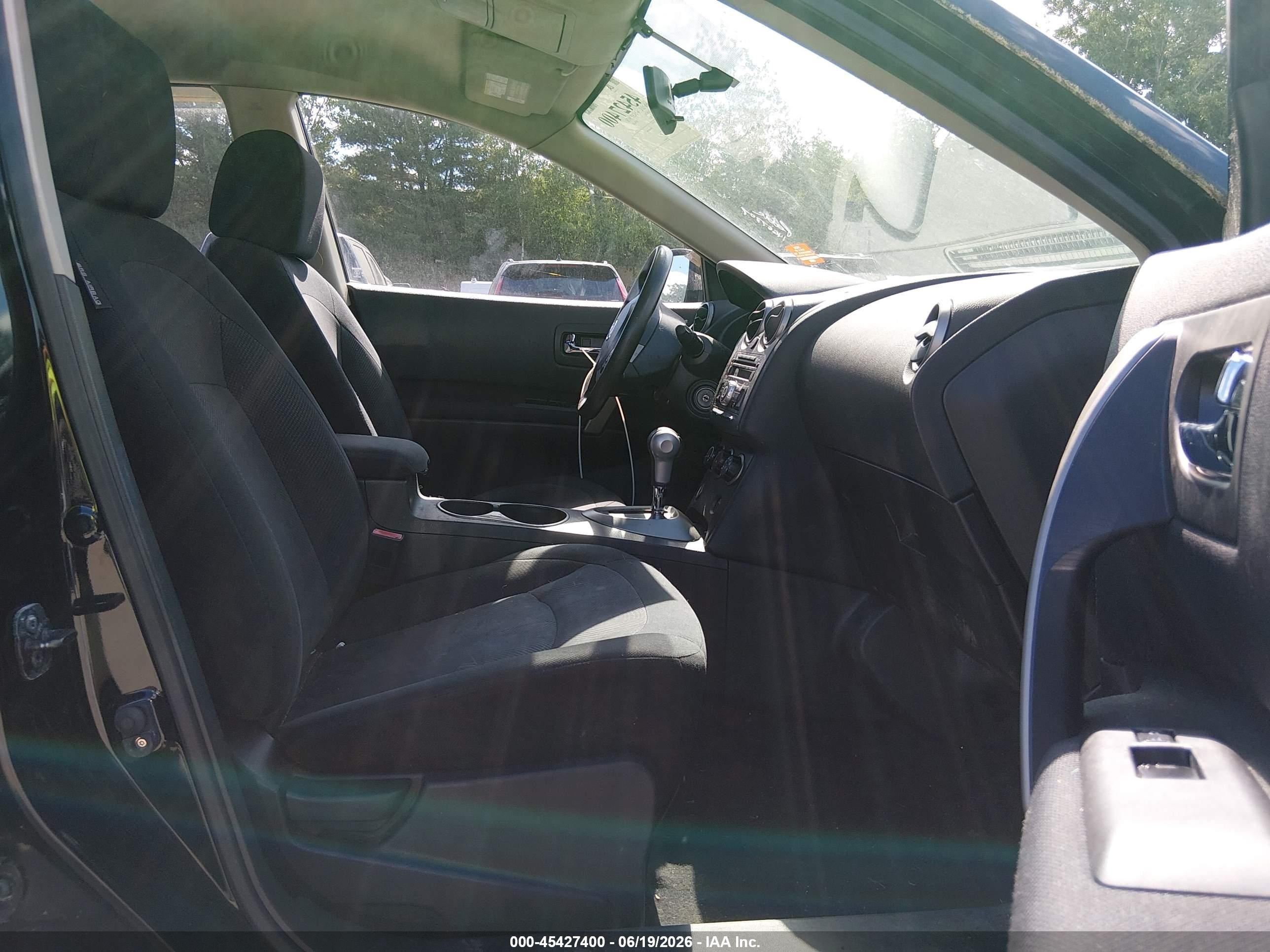 2011 Nissan Rogue S Black vin: JN8AS5MV8BW278229
