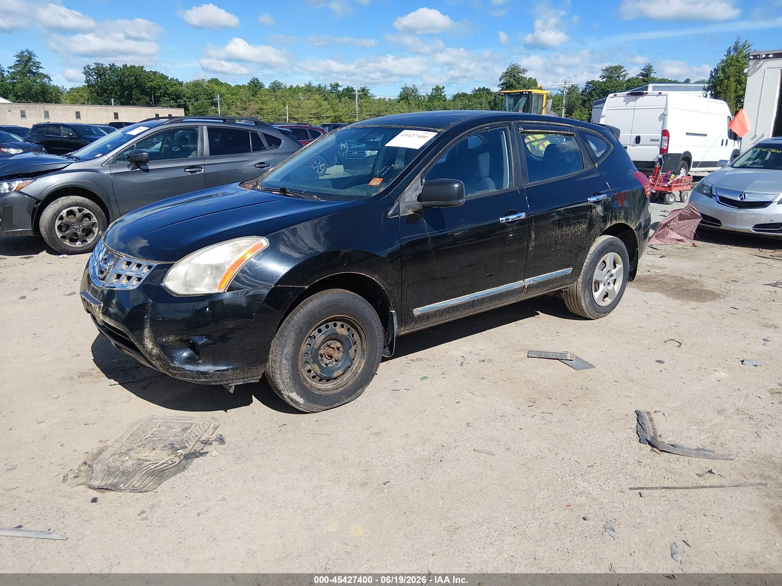 2011 Nissan Rogue S Black vin: JN8AS5MV8BW278229