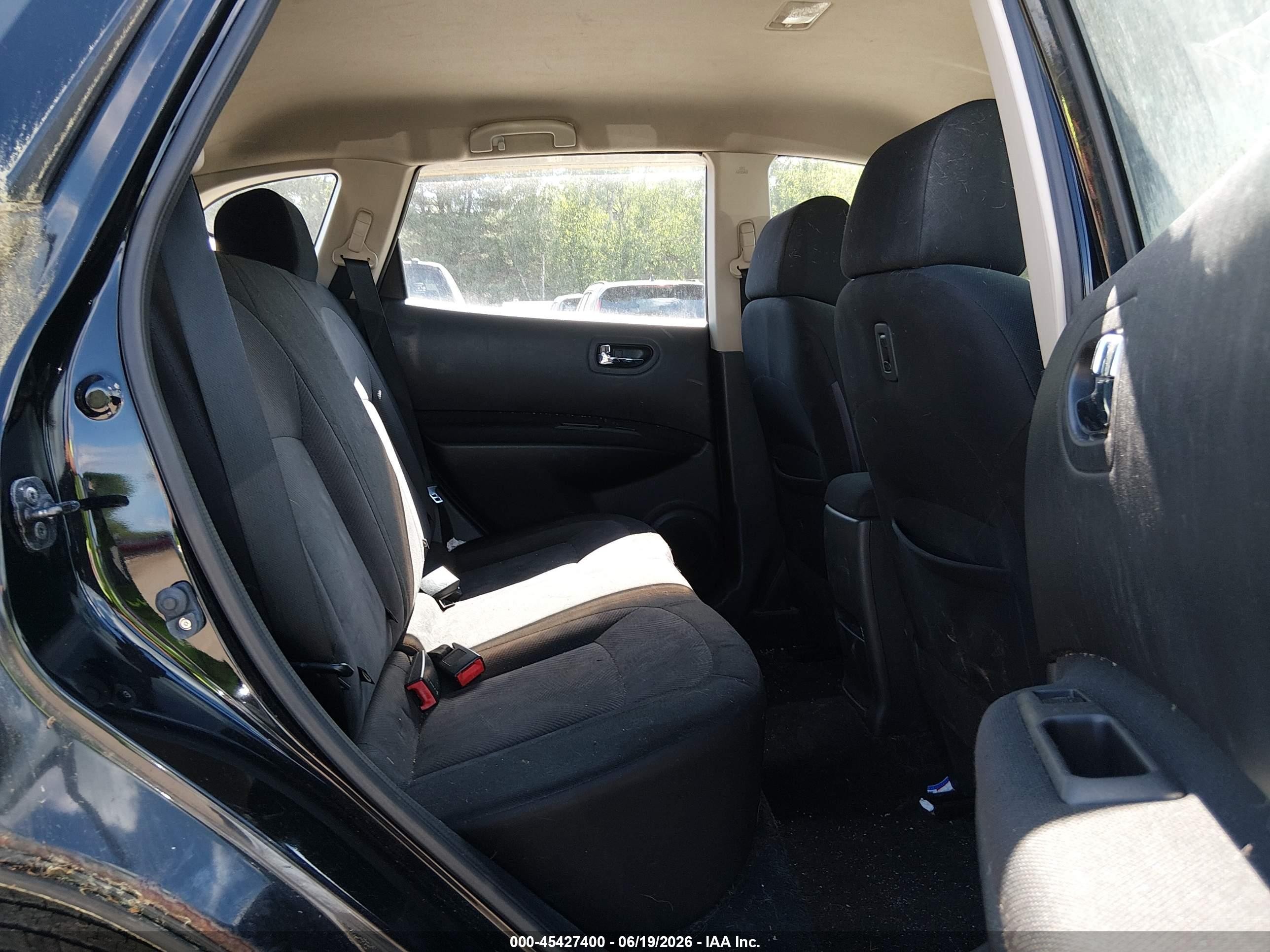 2011 Nissan Rogue S Black vin: JN8AS5MV8BW278229