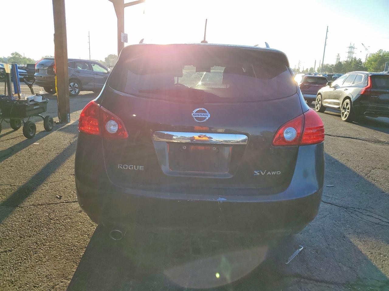 2011 Nissan Rogue S Brown vin: JN8AS5MV8BW283639