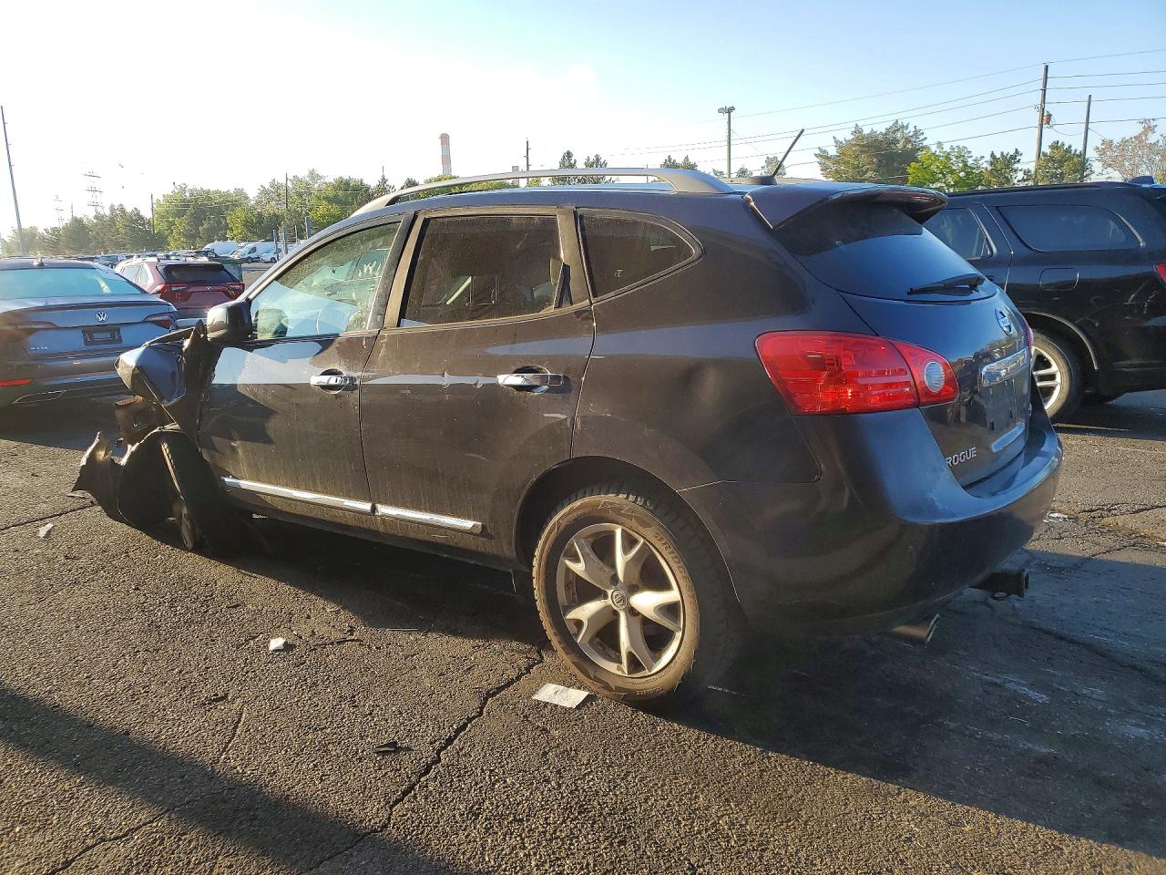 2011 Nissan Rogue S Brown vin: JN8AS5MV8BW283639