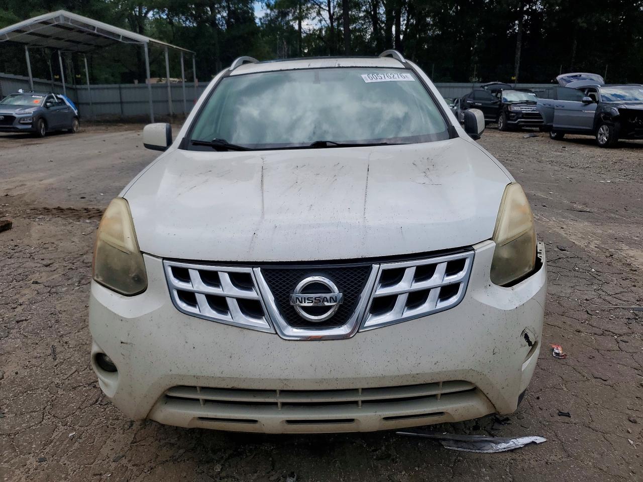 2011 Nissan Rogue S White vin: JN8AS5MV8BW284595