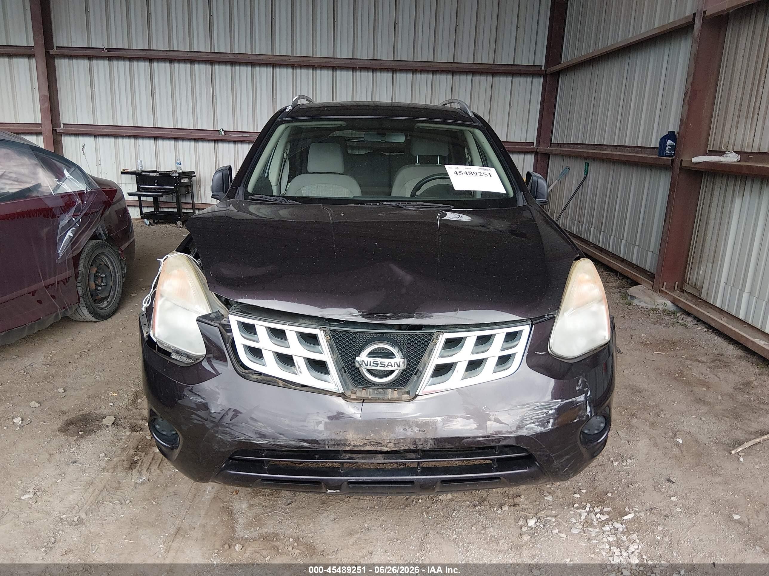 2011 Nissan Rogue Sv Purple vin: JN8AS5MV8BW299971