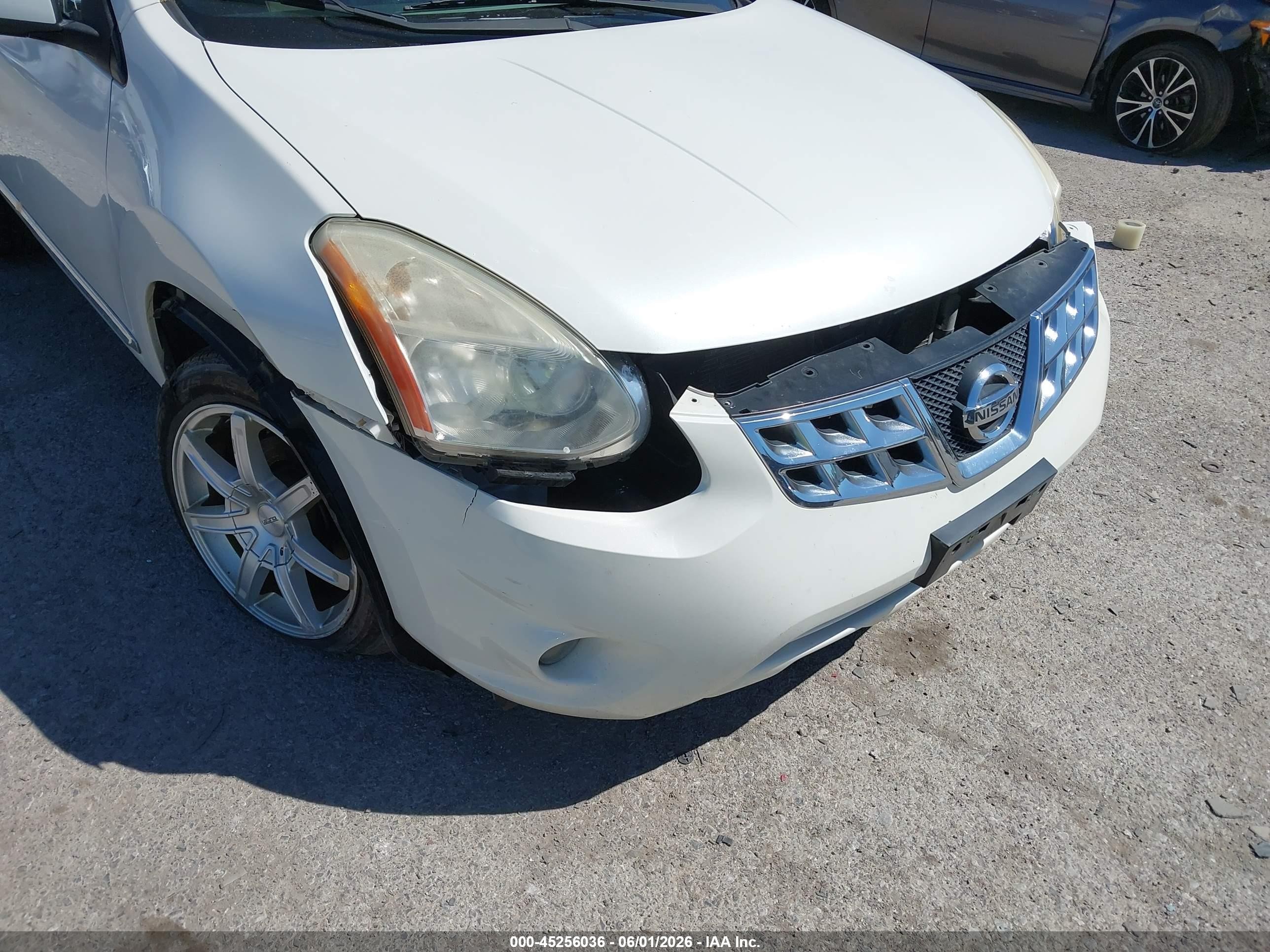 2011 Nissan Rogue Sv White vin: JN8AS5MV8BW305347