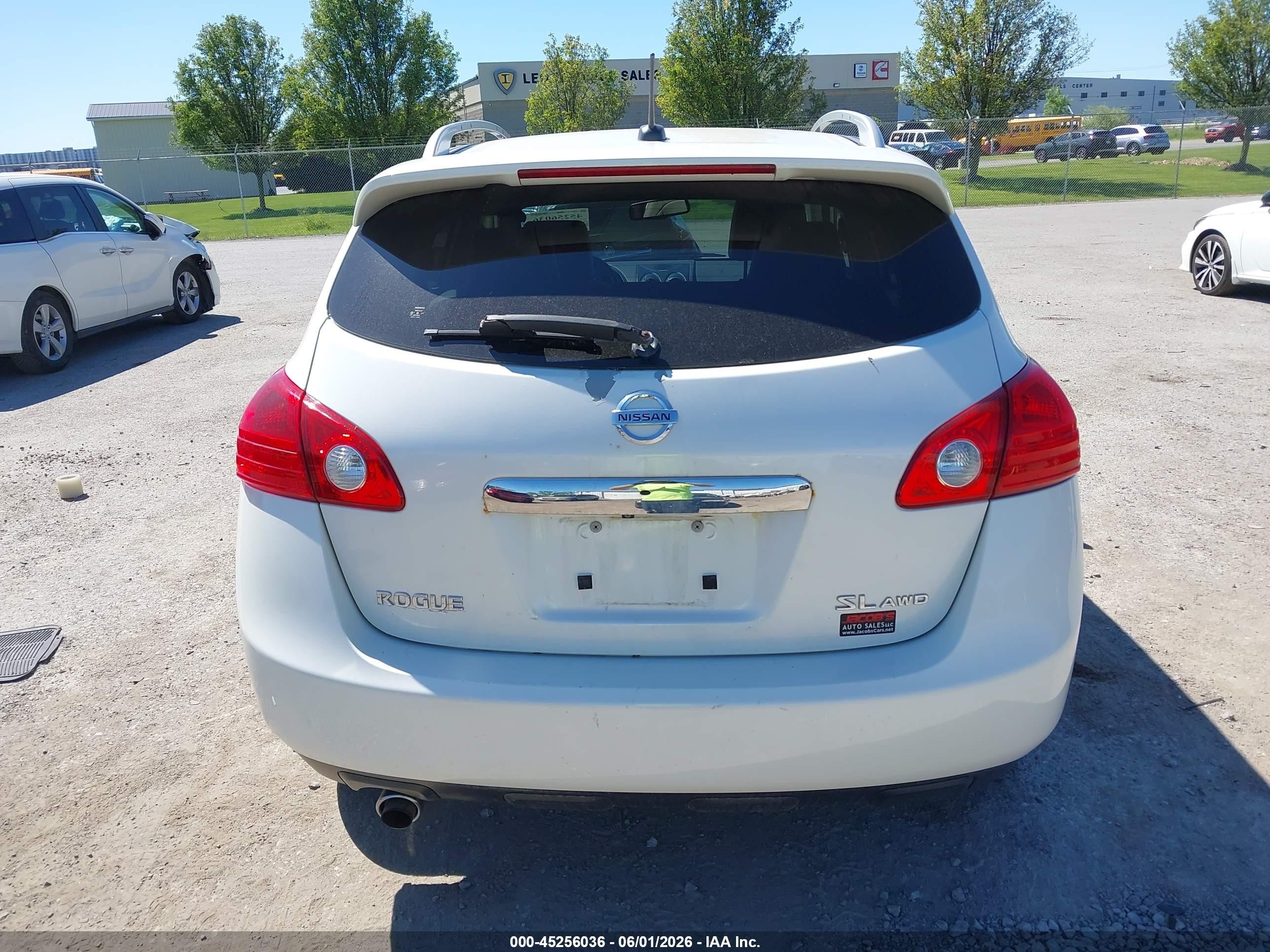2011 Nissan Rogue Sv White vin: JN8AS5MV8BW305347