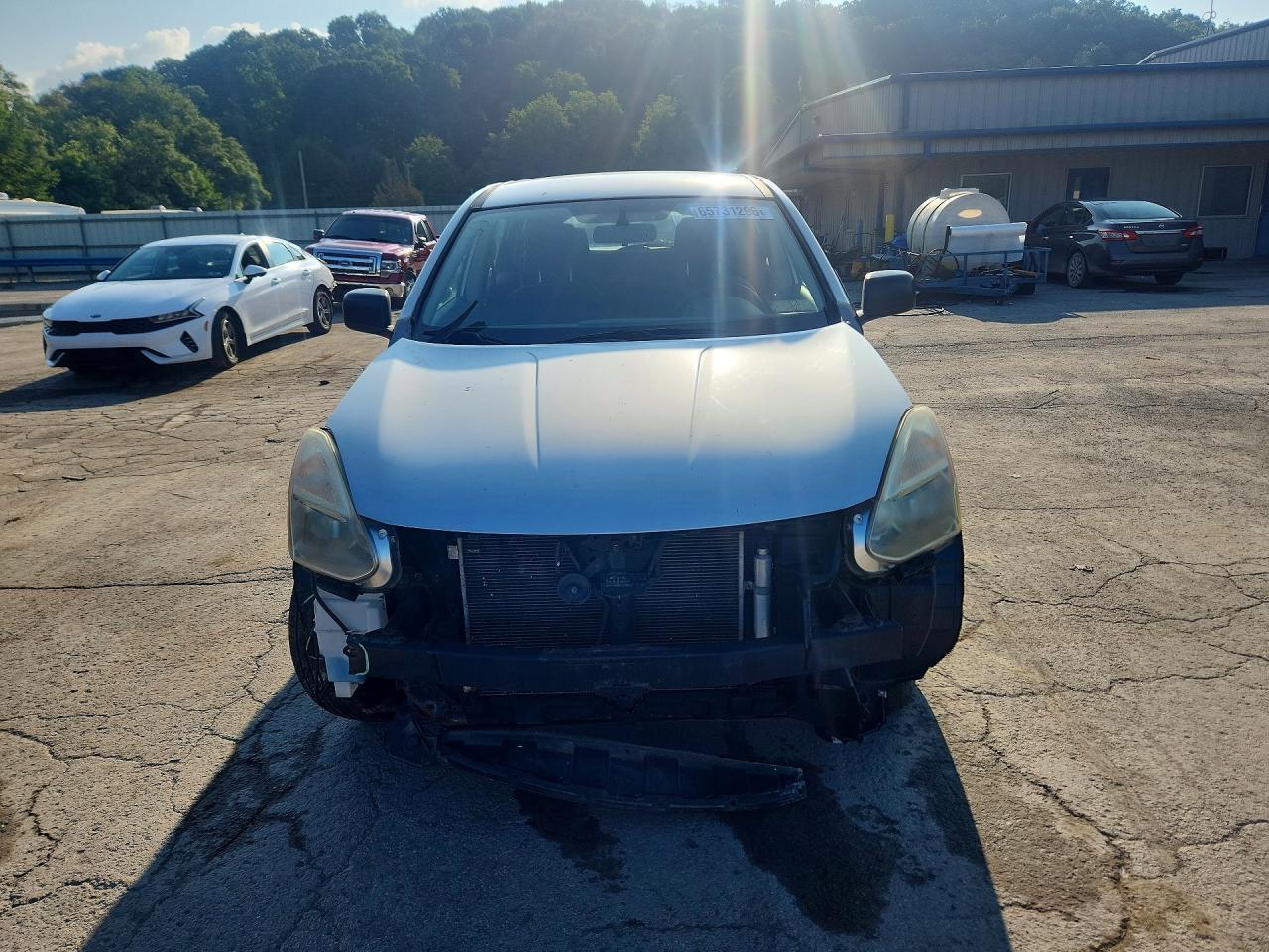 2011 Nissan Rogue S Silver vin: JN8AS5MV8BW663869