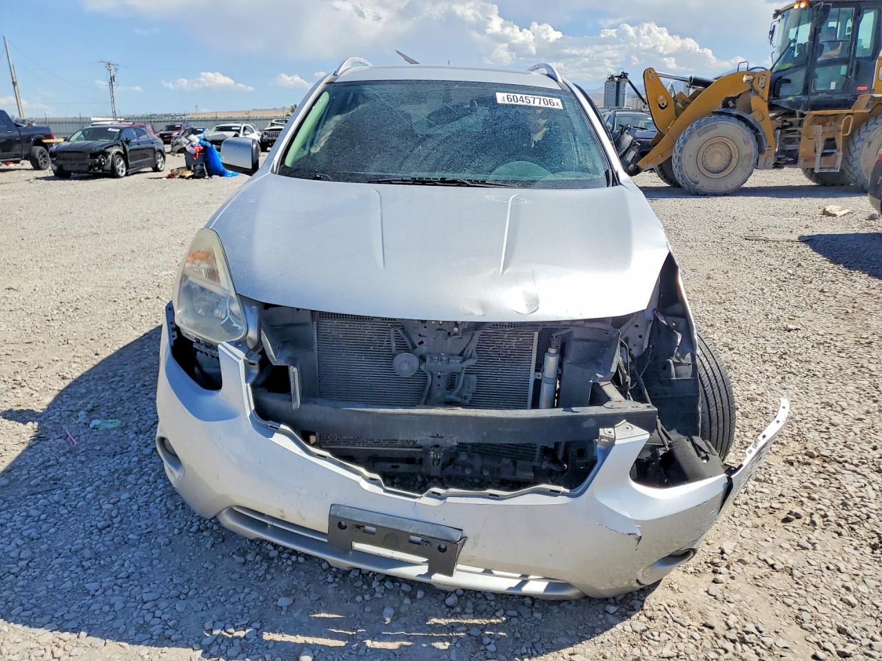 2011 Nissan Rogue S Silver vin: JN8AS5MV8BW666044