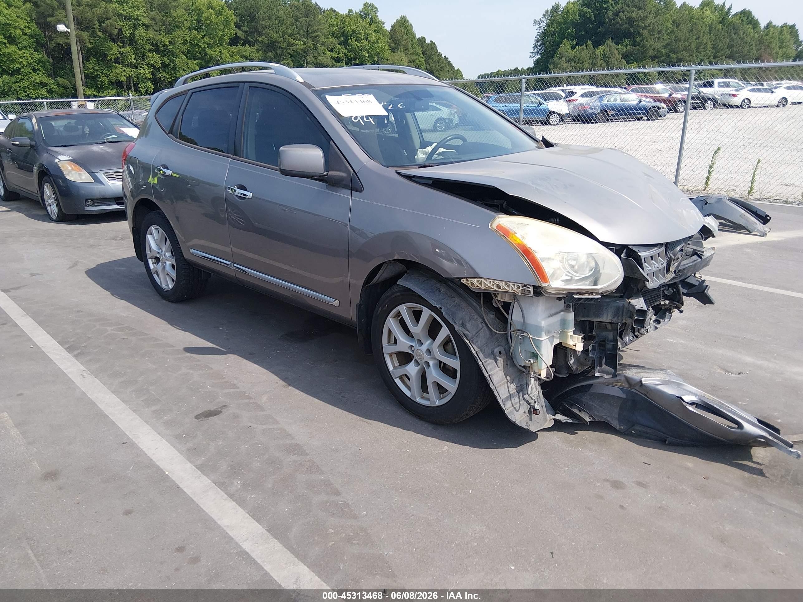2011 Nissan Rogue Sv Silver vin: JN8AS5MV8BW669431