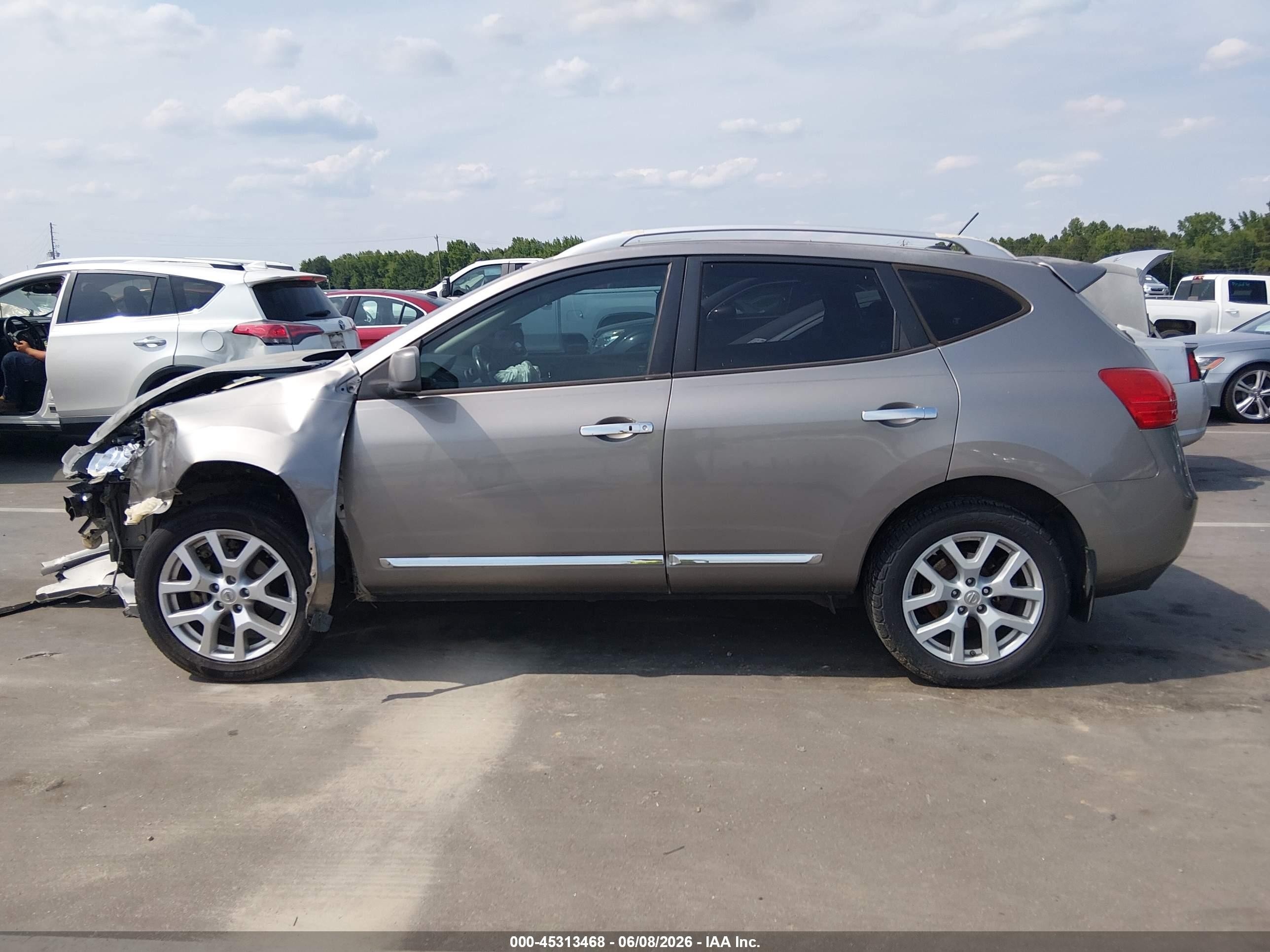 2011 Nissan Rogue Sv Silver vin: JN8AS5MV8BW669431