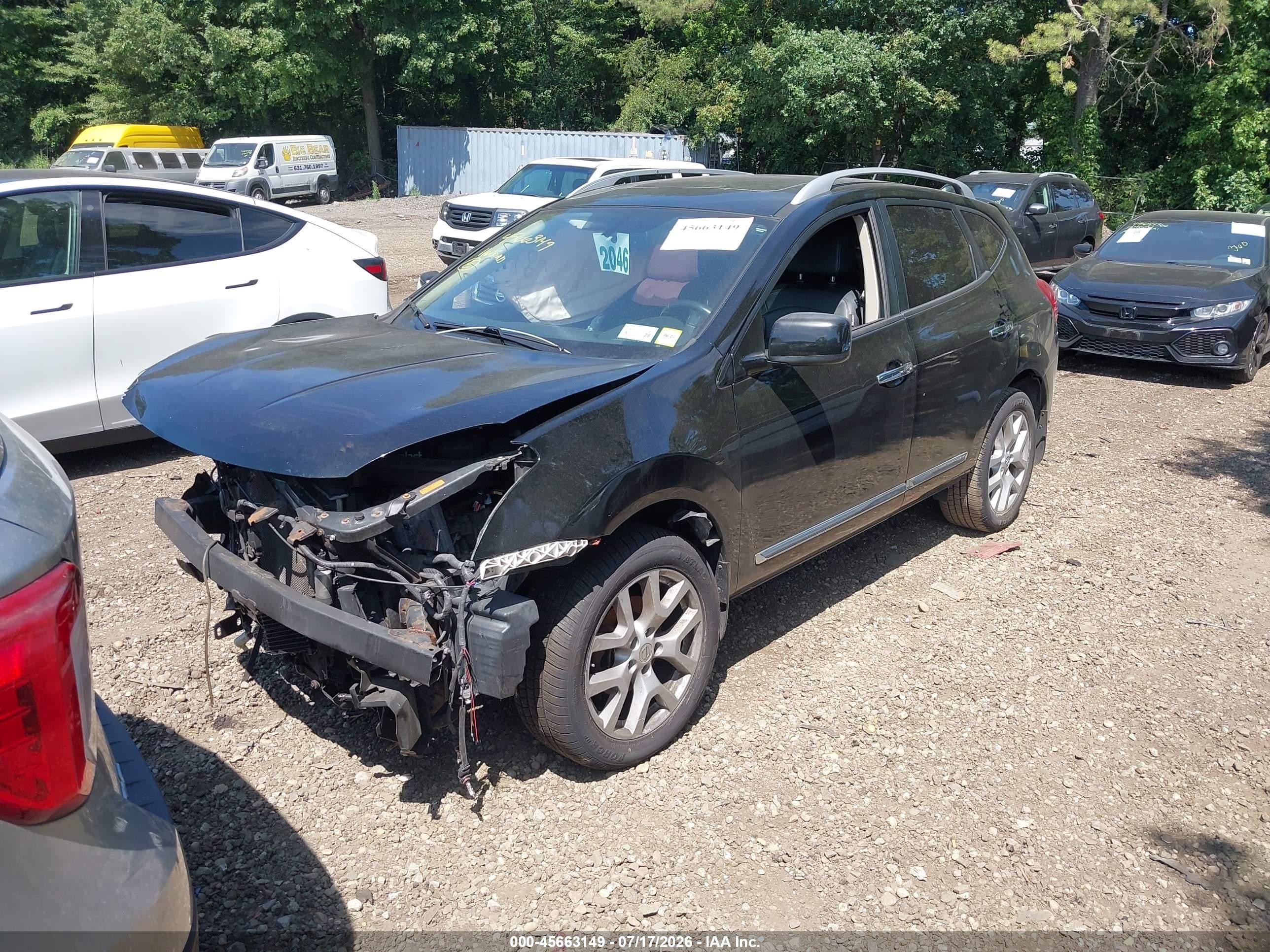 2011 Nissan Rogue Sv Black vin: JN8AS5MV8BW671213