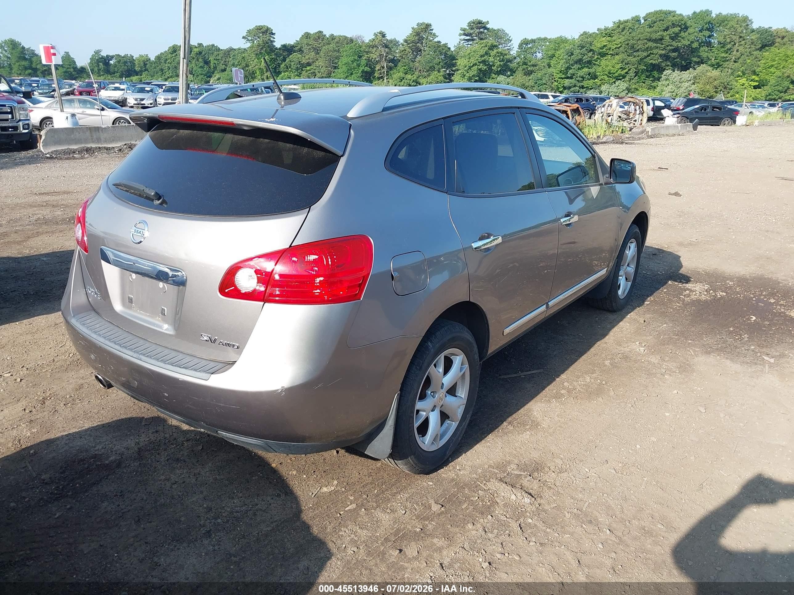 2011 Nissan Rogue Sv Gray vin: JN8AS5MV8BW672670