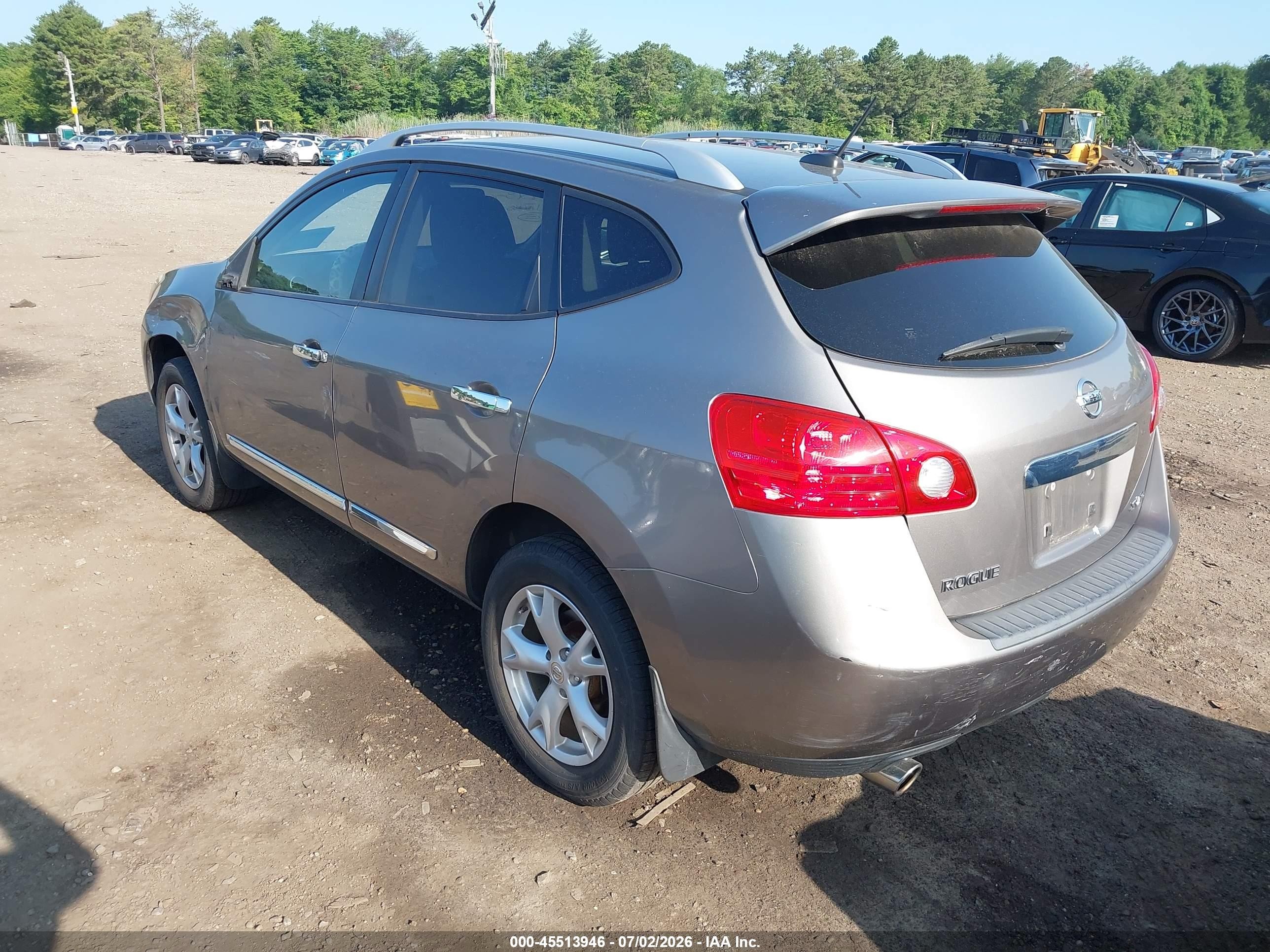 2011 Nissan Rogue Sv Gray vin: JN8AS5MV8BW672670
