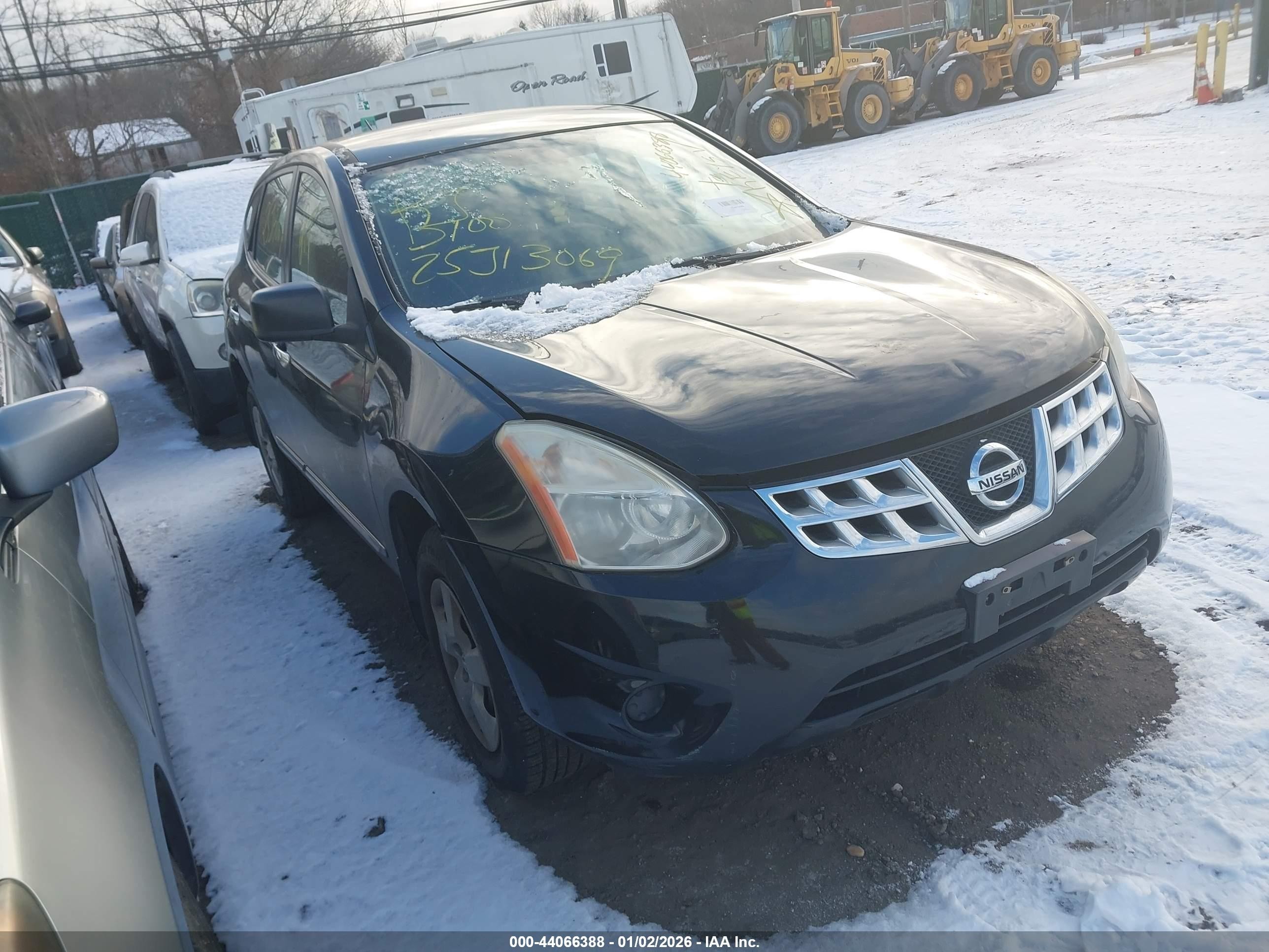 2011 Nissan Rogue S Black vin: JN8AS5MV8BW672958