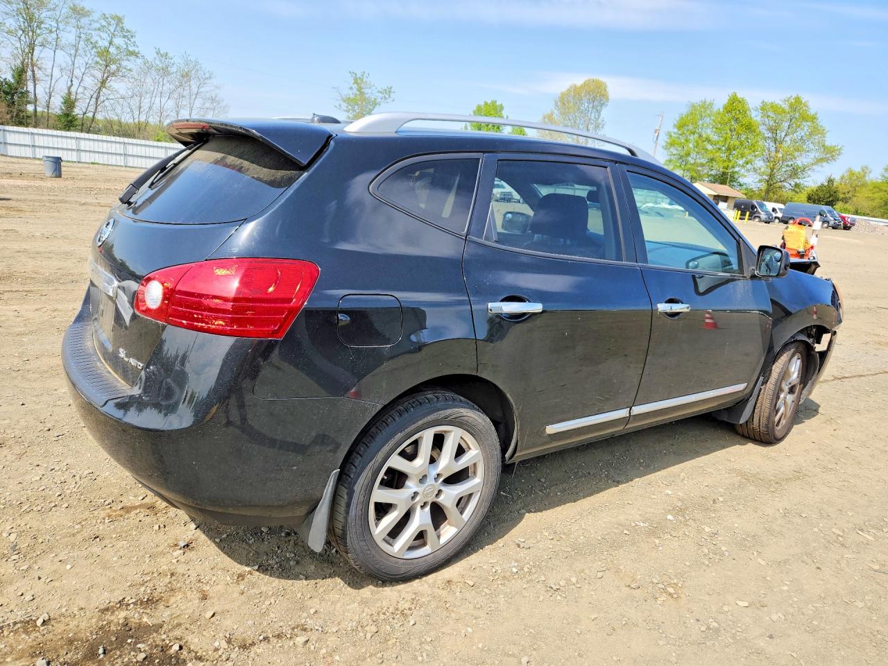 2011 Nissan Rogue S Black vin: JN8AS5MV8BW674855