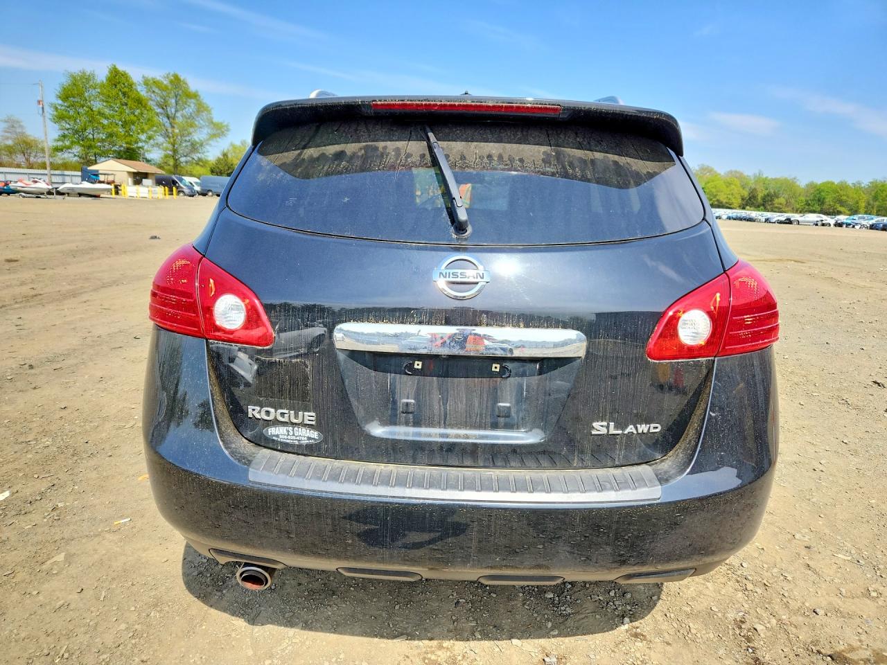 2011 Nissan Rogue S Black vin: JN8AS5MV8BW674855