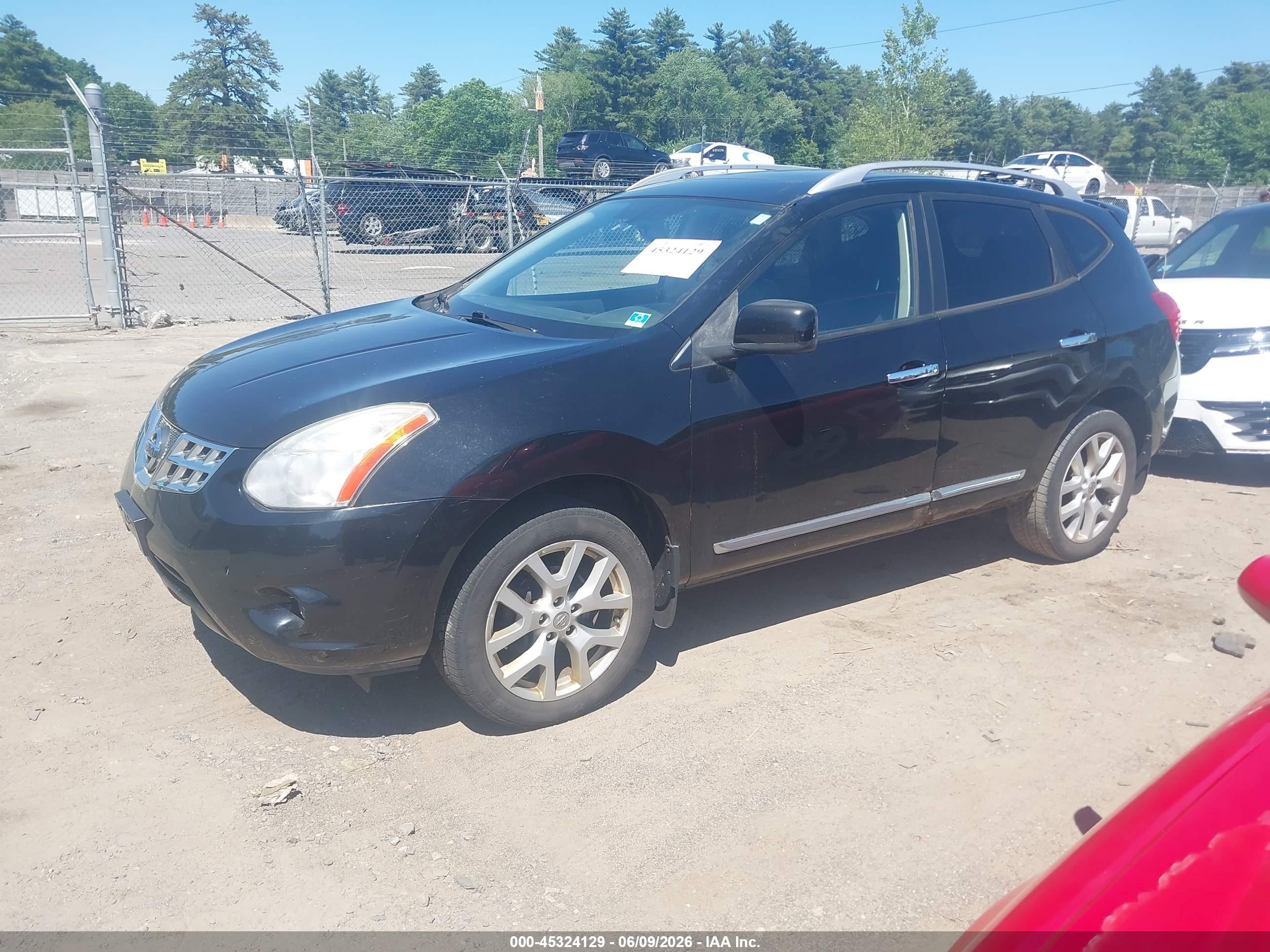 2011 Nissan Rogue Sv Black vin: JN8AS5MV8BW678727