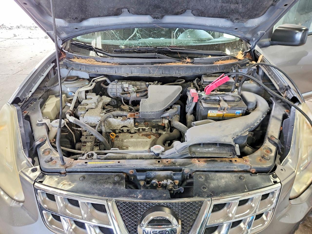 2011 Nissan Rogue S Silver vin: JN8AS5MV8BW680509
