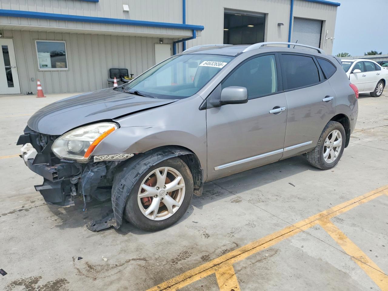 2011 Nissan Rogue S Silver vin: JN8AS5MV8BW686438