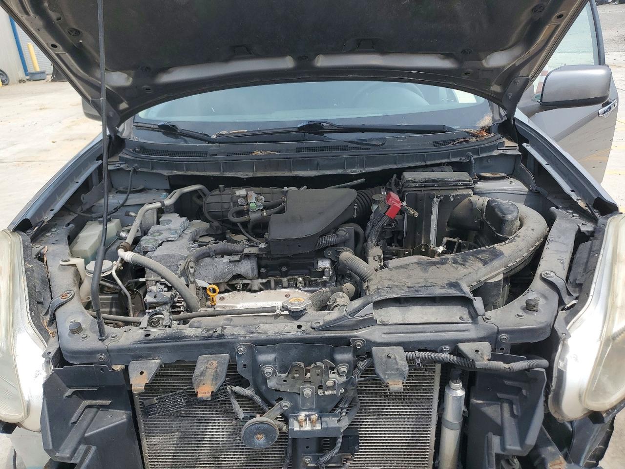 2011 Nissan Rogue S Silver vin: JN8AS5MV8BW686438