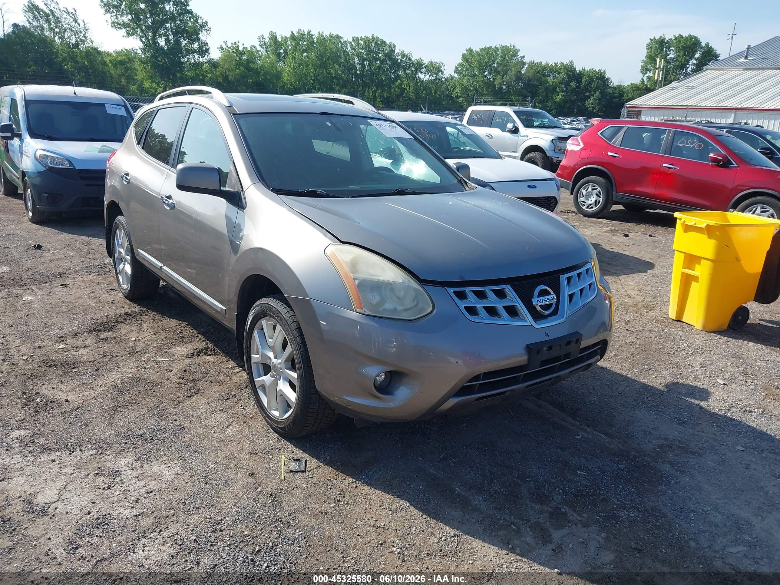 2011 Nissan Rogue Sv Gray vin: JN8AS5MV8BW688013
