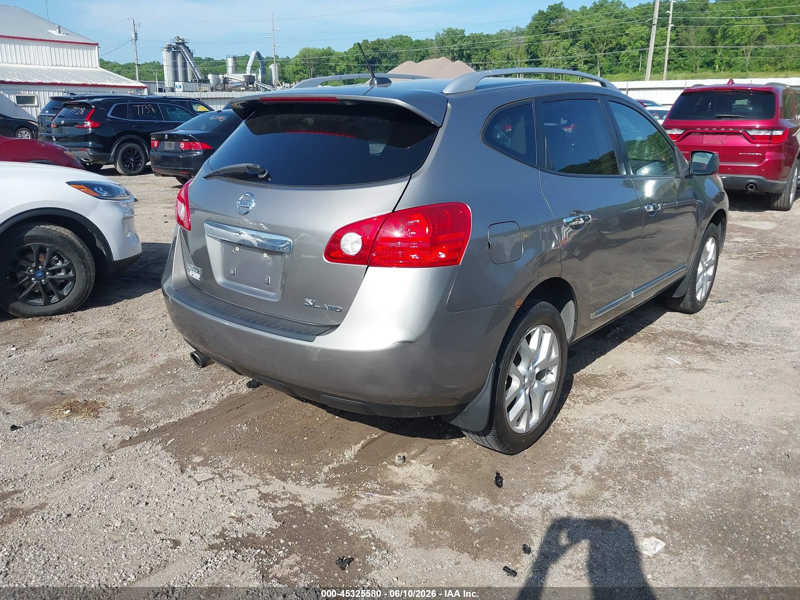 2011 Nissan Rogue Sv Gray vin: JN8AS5MV8BW688013