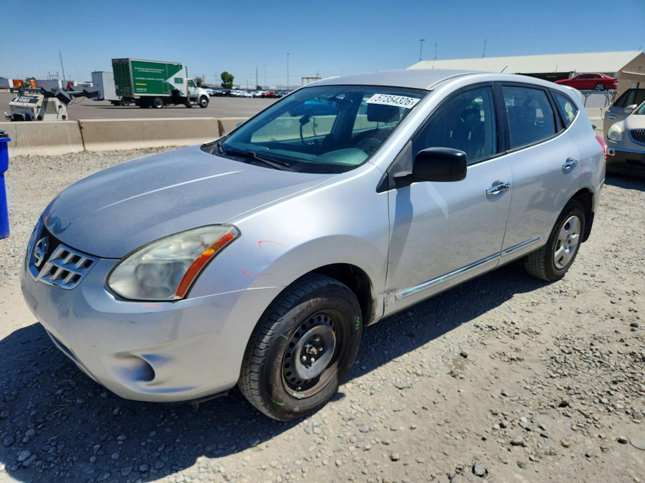 2011 Nissan Rogue S Silver vin: JN8AS5MV8BW688805