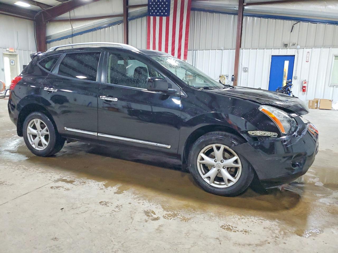 2011 Nissan Rogue S Black vin: JN8AS5MV8BW690294