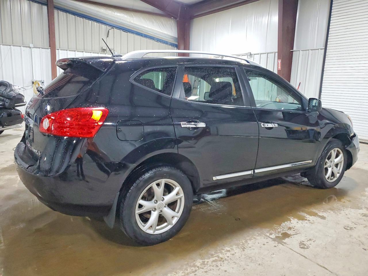 2011 Nissan Rogue S Black vin: JN8AS5MV8BW690294
