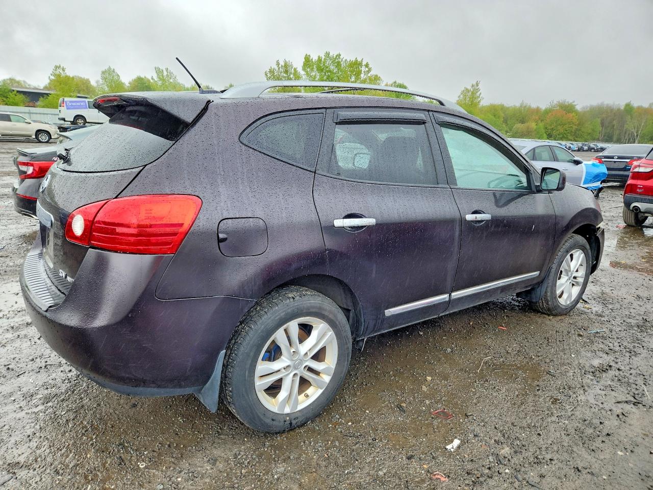 2012 Nissan Rogue S Purple vin: JN8AS5MV8CW358079