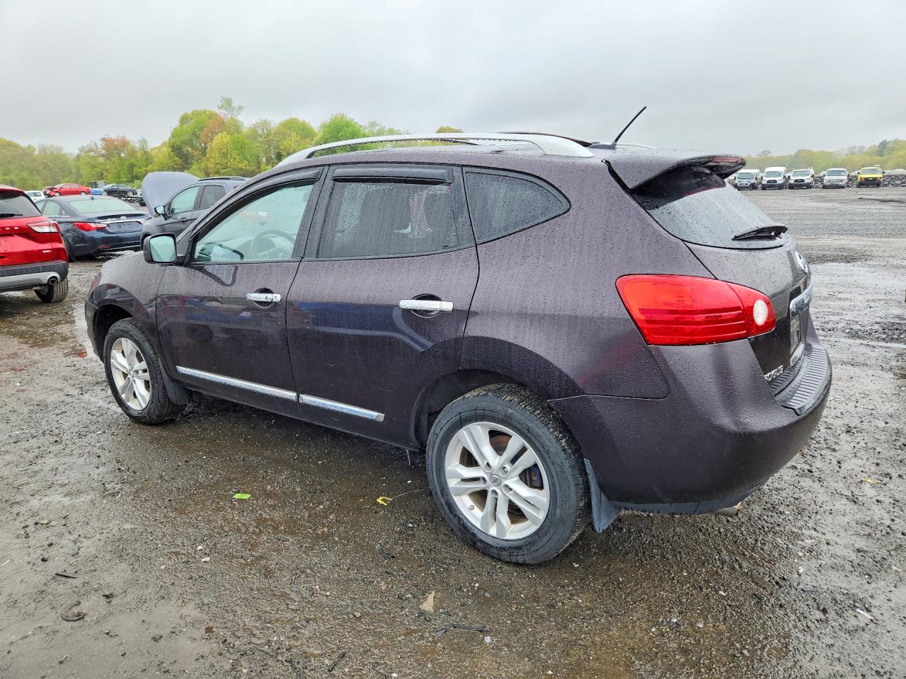 2012 Nissan Rogue S Purple vin: JN8AS5MV8CW358079