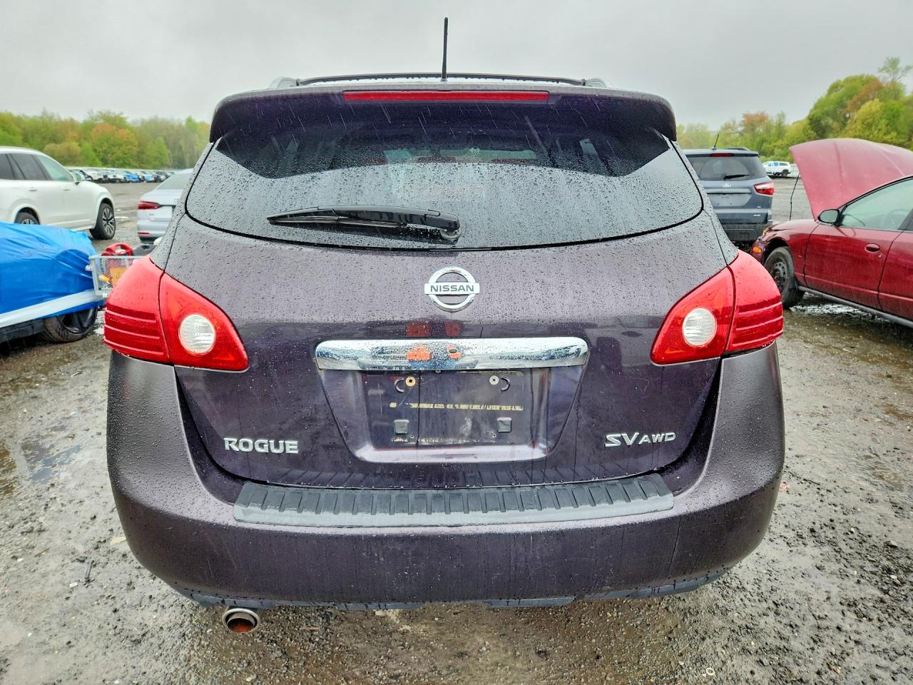 2012 Nissan Rogue S Purple vin: JN8AS5MV8CW358079