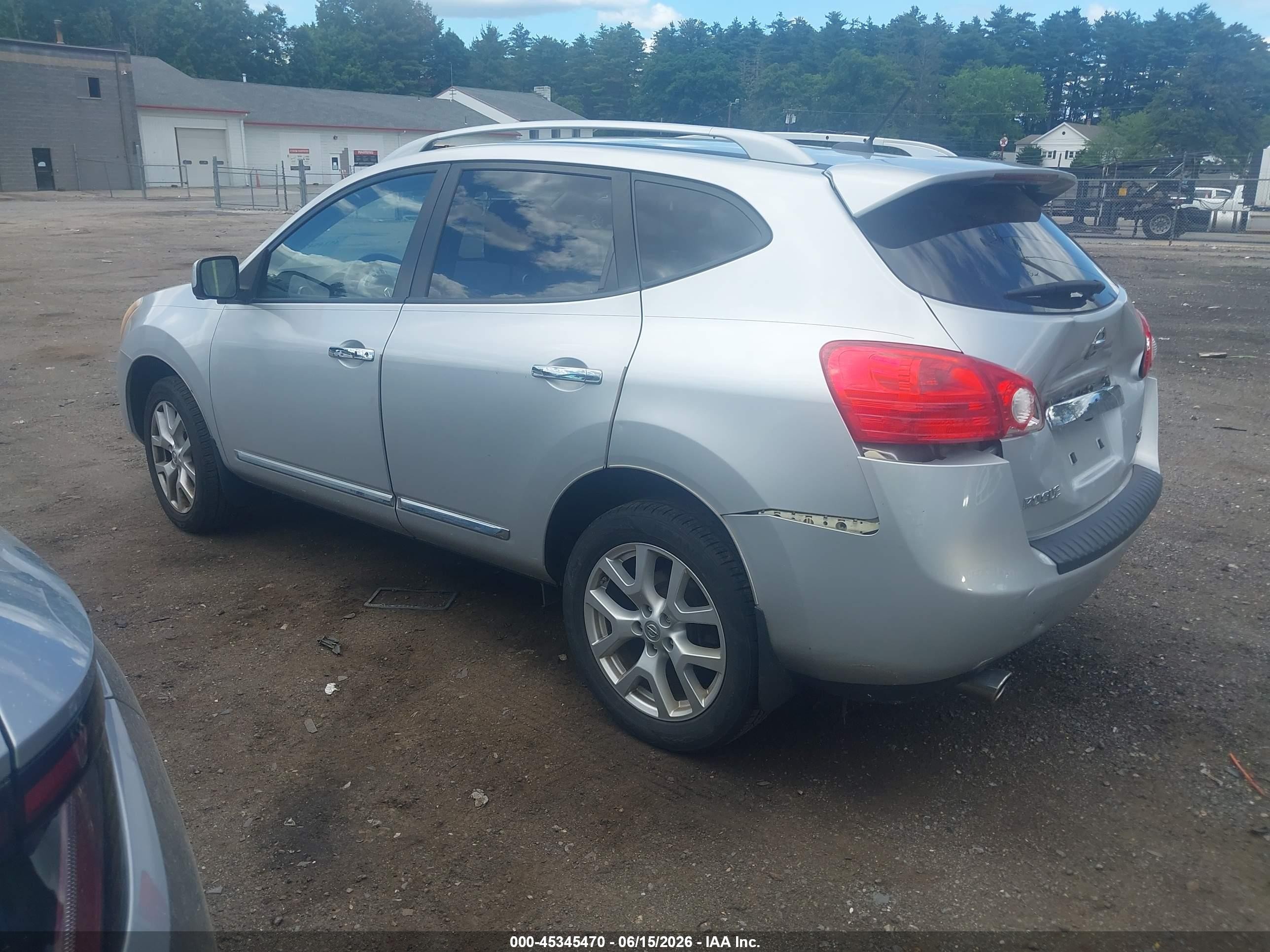 2012 Nissan Rogue Sv W/sl Pkg Серебряный vin: JN8AS5MV8CW371897