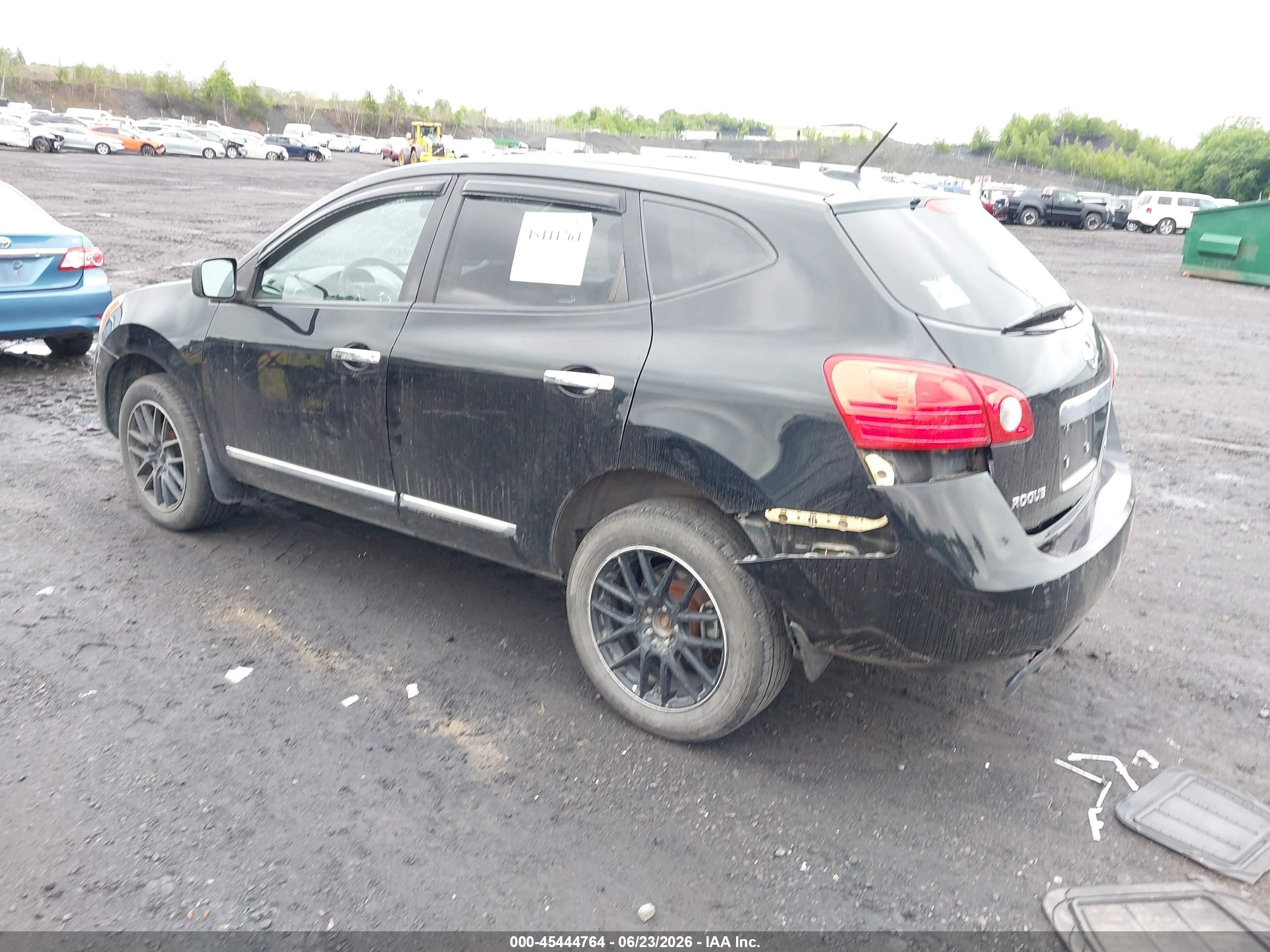 2012 Nissan Rogue S Black vin: JN8AS5MV8CW375240