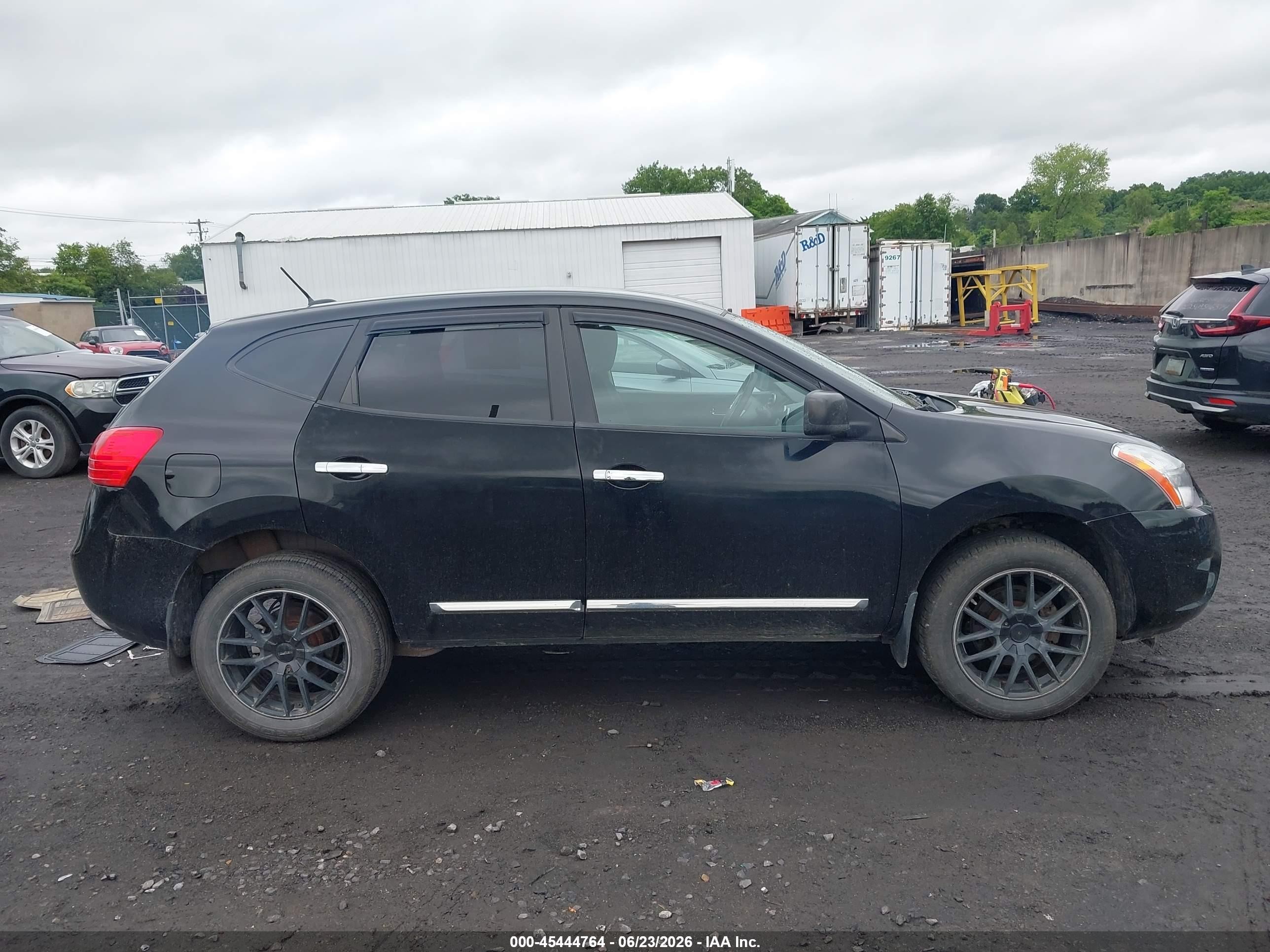 2012 Nissan Rogue S Black vin: JN8AS5MV8CW375240