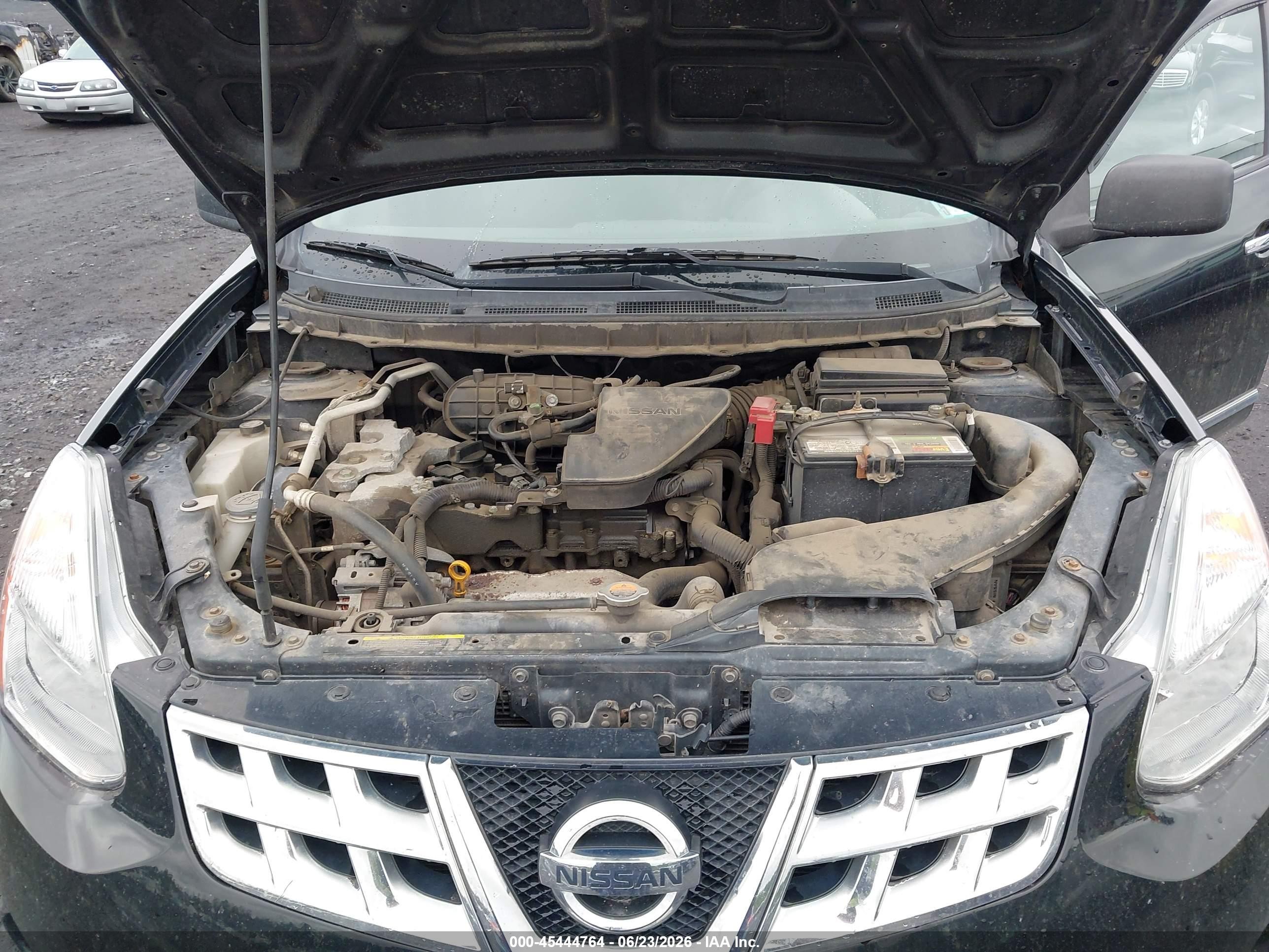2012 Nissan Rogue S Black vin: JN8AS5MV8CW375240