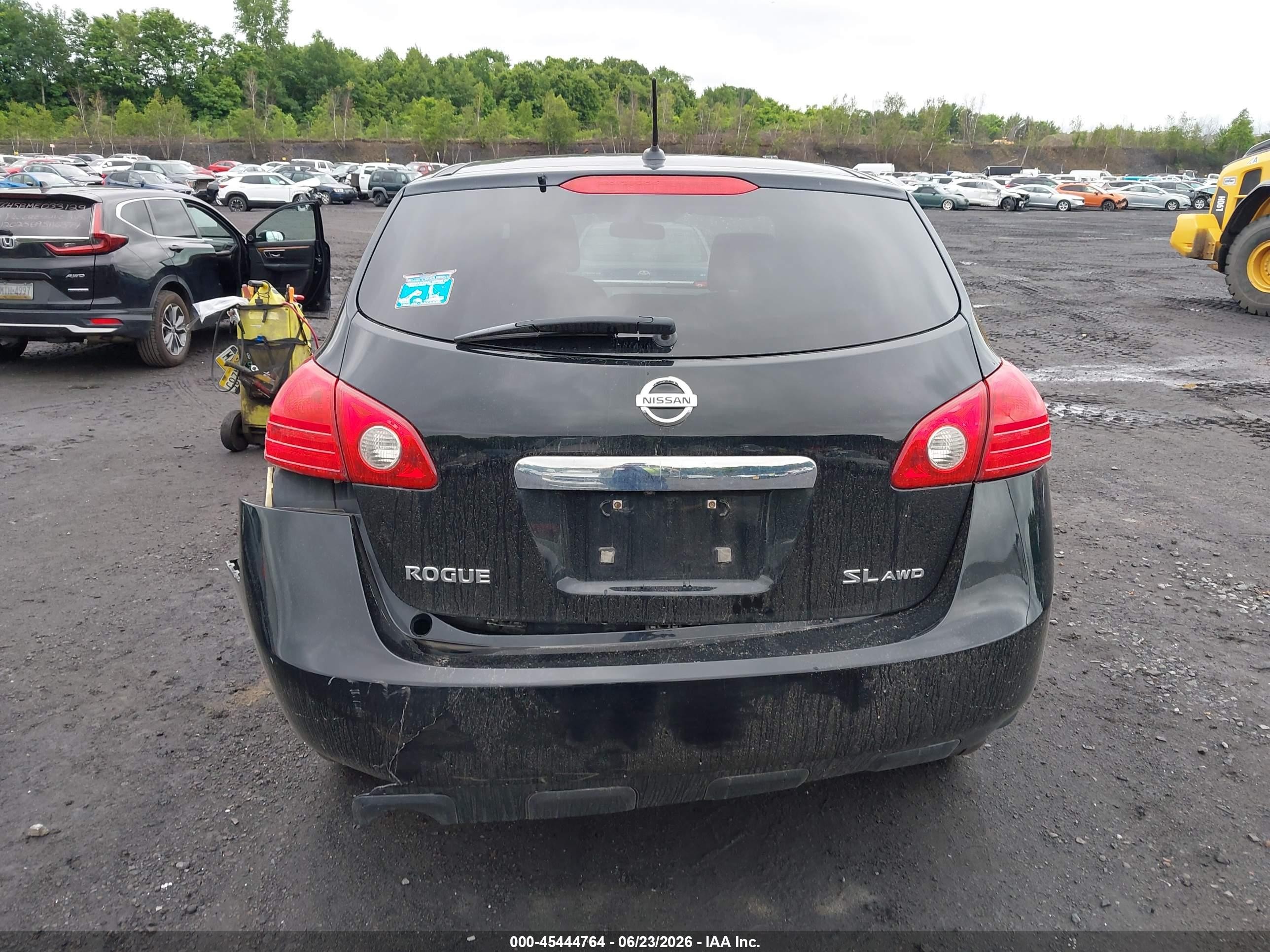 2012 Nissan Rogue S Black vin: JN8AS5MV8CW375240