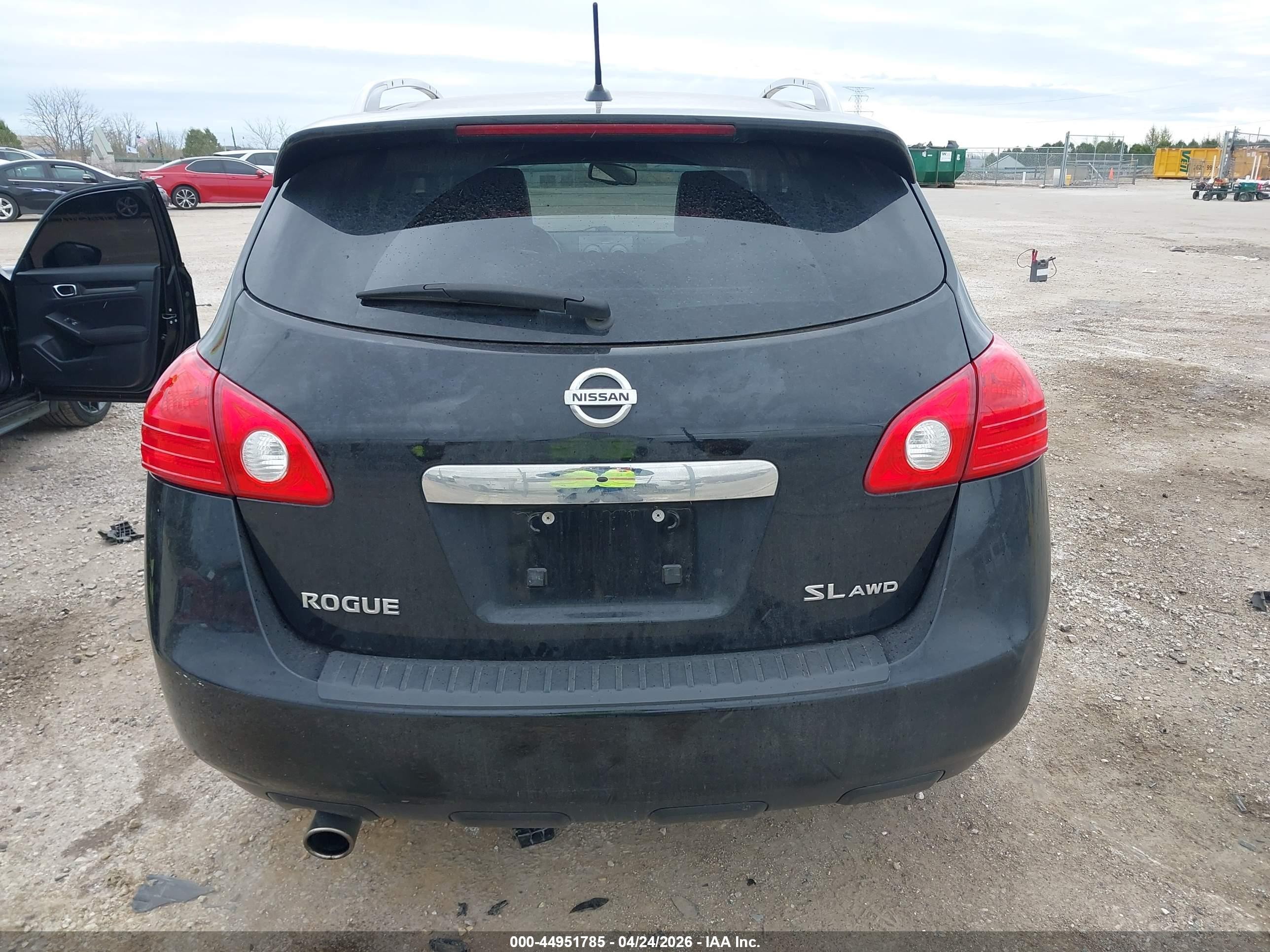 2012 Nissan Rogue Sv W/sl Pkg Black vin: JN8AS5MV8CW375433