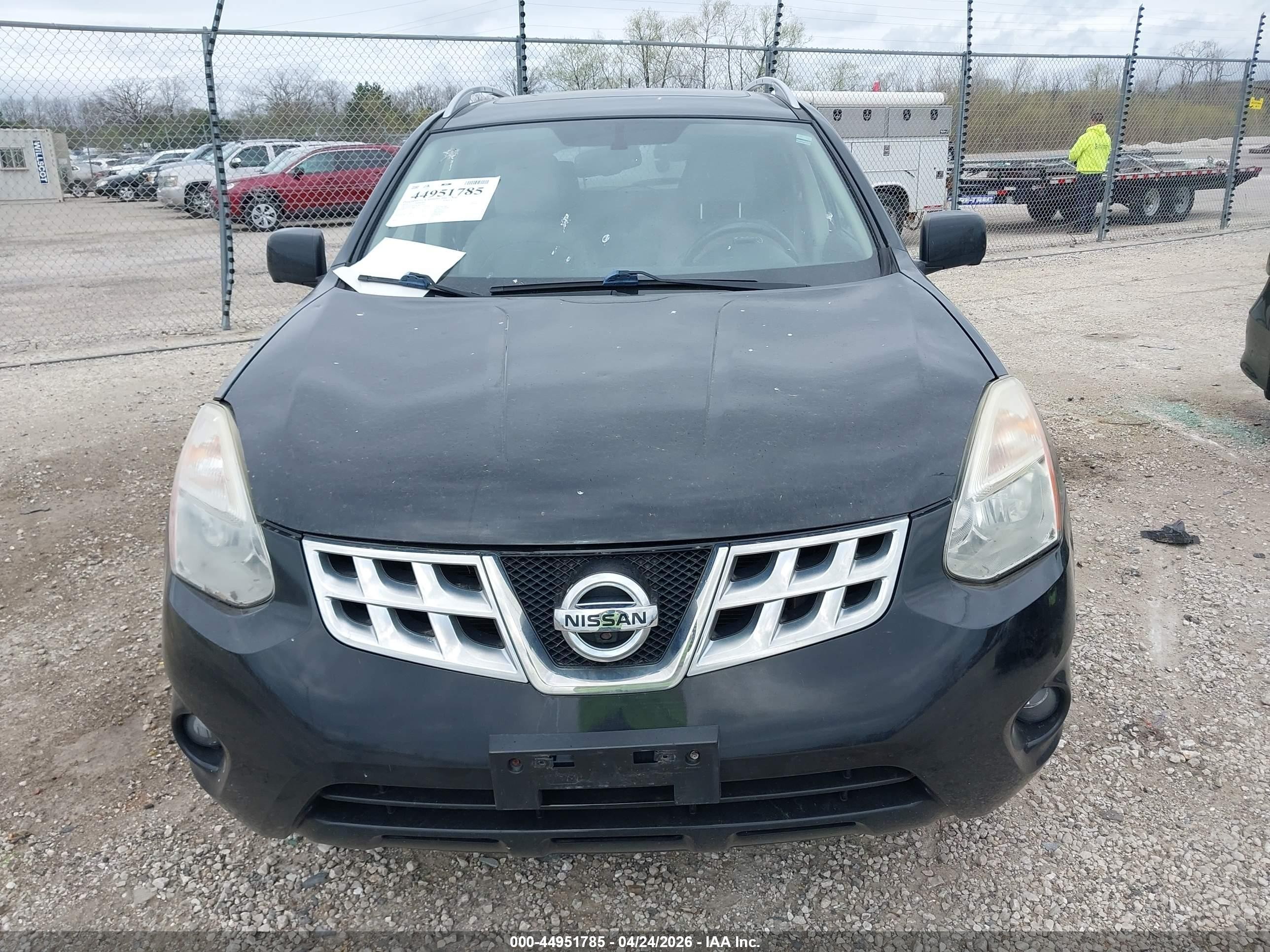 2012 Nissan Rogue Sv W/sl Pkg Black vin: JN8AS5MV8CW375433