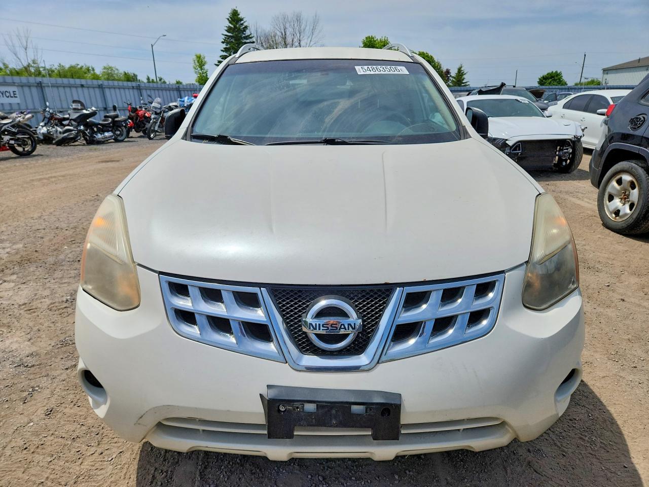 2012 Nissan Rogue S White vin: JN8AS5MV8CW379112