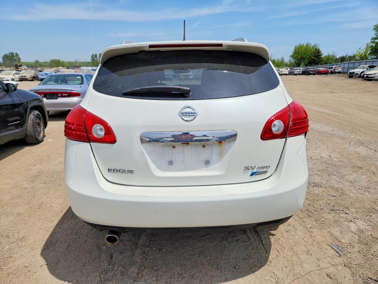 2012 Nissan Rogue S White vin: JN8AS5MV8CW379112