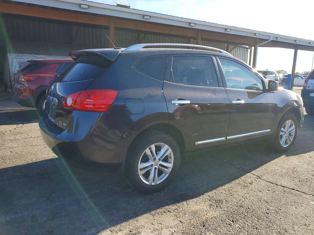 2012 Nissan Rogue S Purple vin: JN8AS5MV8CW392538