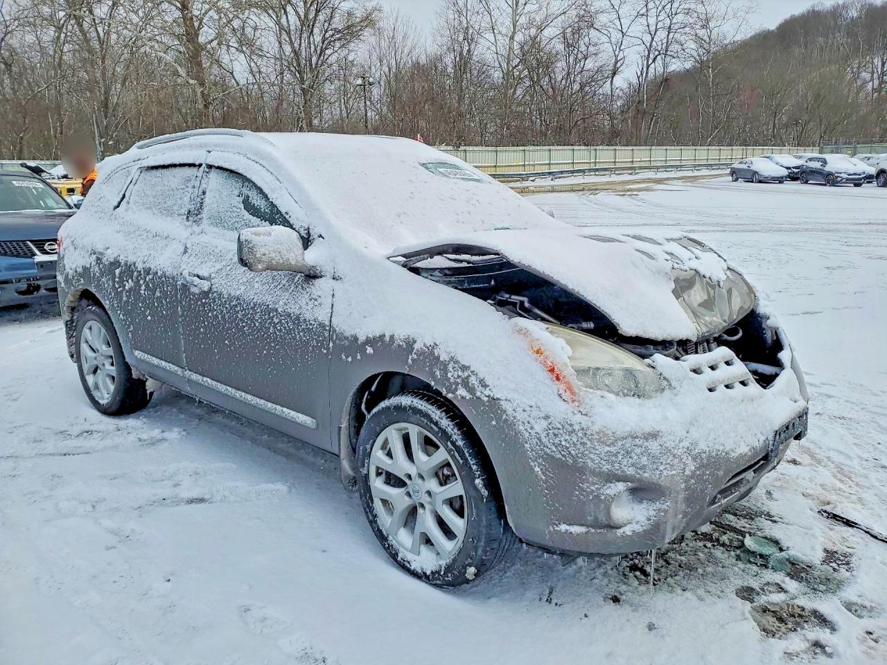 2012 Nissan Rogue S Silver vin: JN8AS5MV8CW392720