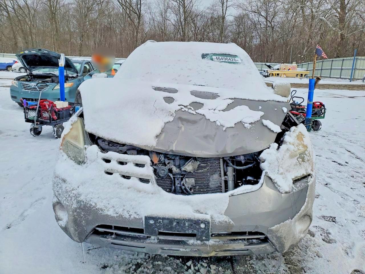 2012 Nissan Rogue S Silver vin: JN8AS5MV8CW392720