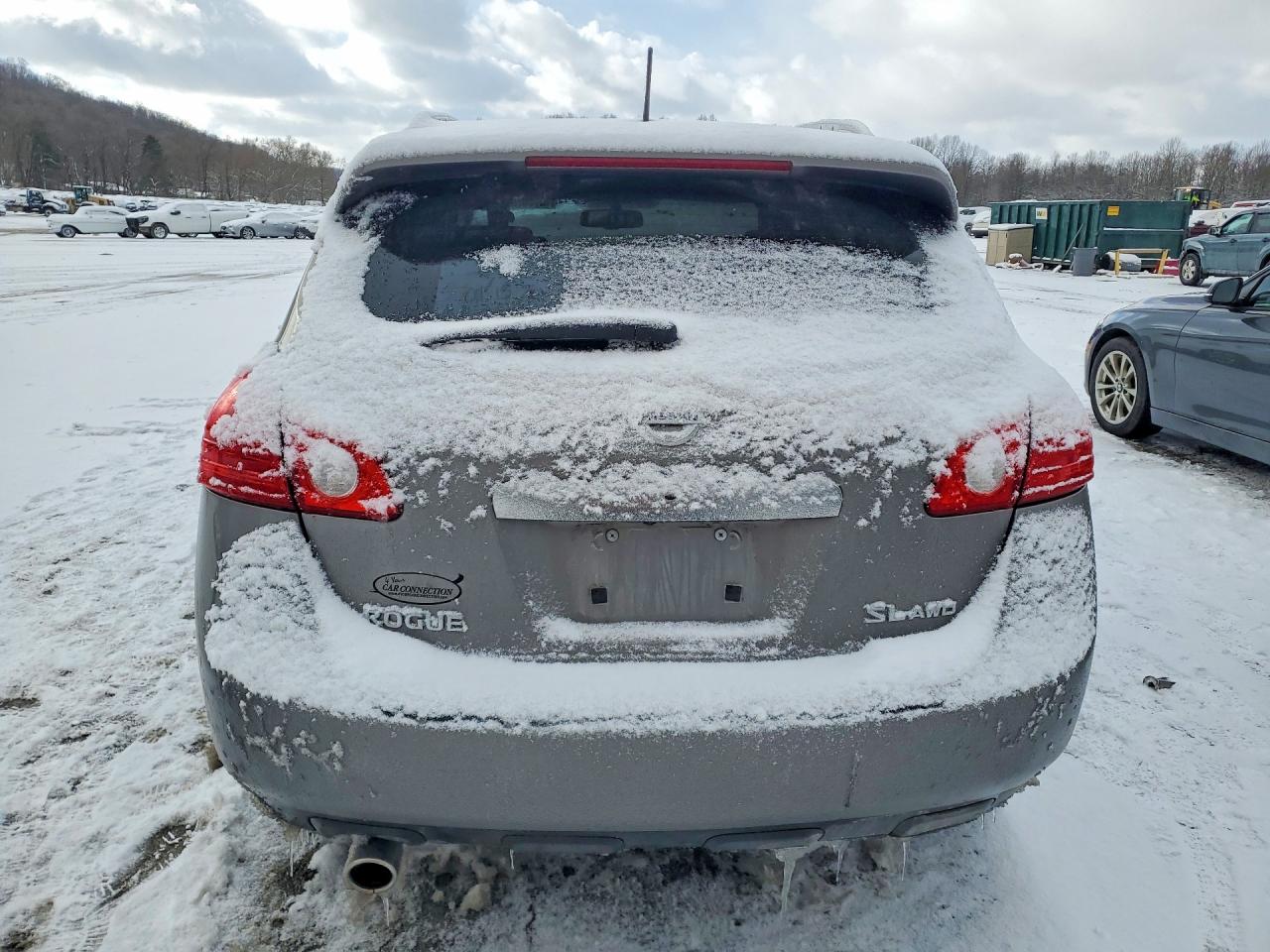 2012 Nissan Rogue S Silver vin: JN8AS5MV8CW392720