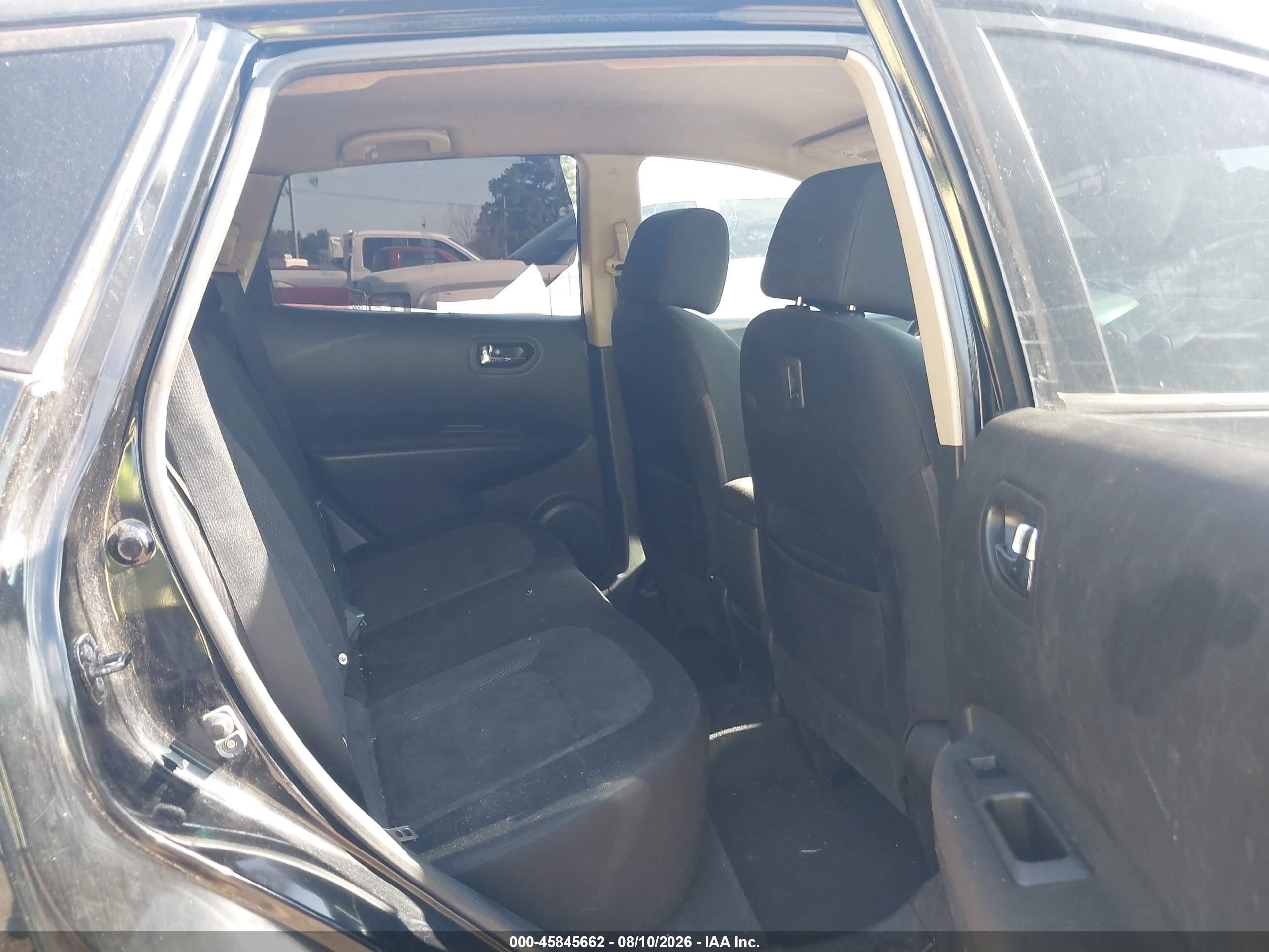 2012 Nissan Rogue S Black vin: JN8AS5MV8CW392815